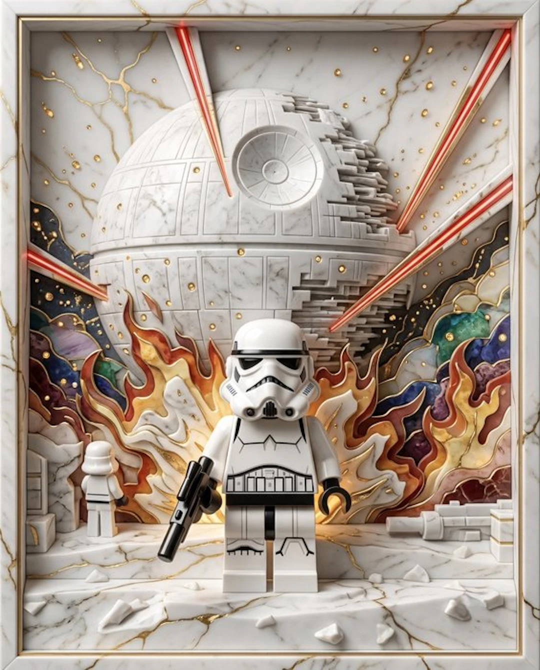 Makayhos - [Canvas] Imperial Stormtrooper – Galactic Empire - 1/10