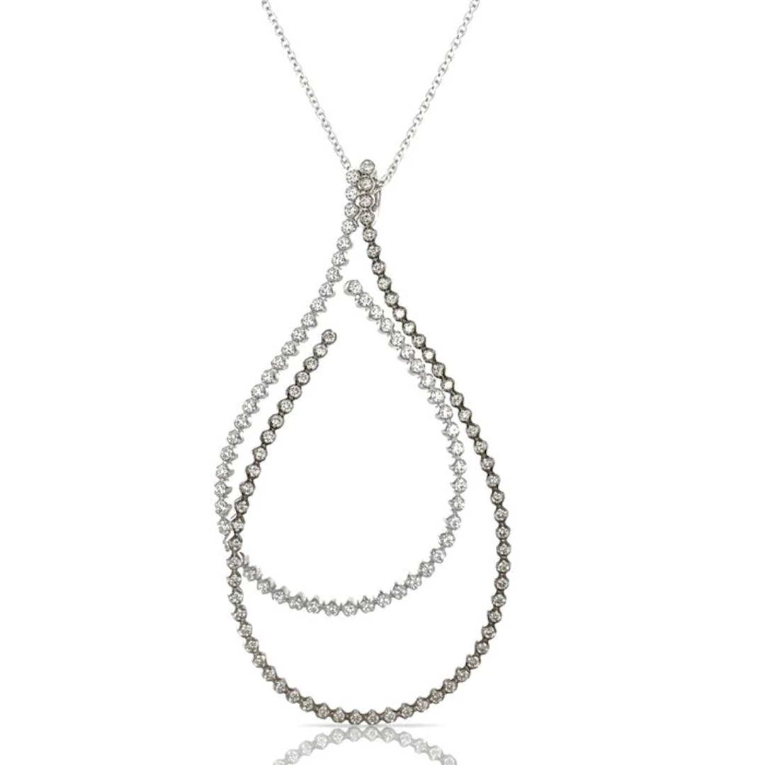 Recarlo - Necklace with pendant - 18 kt