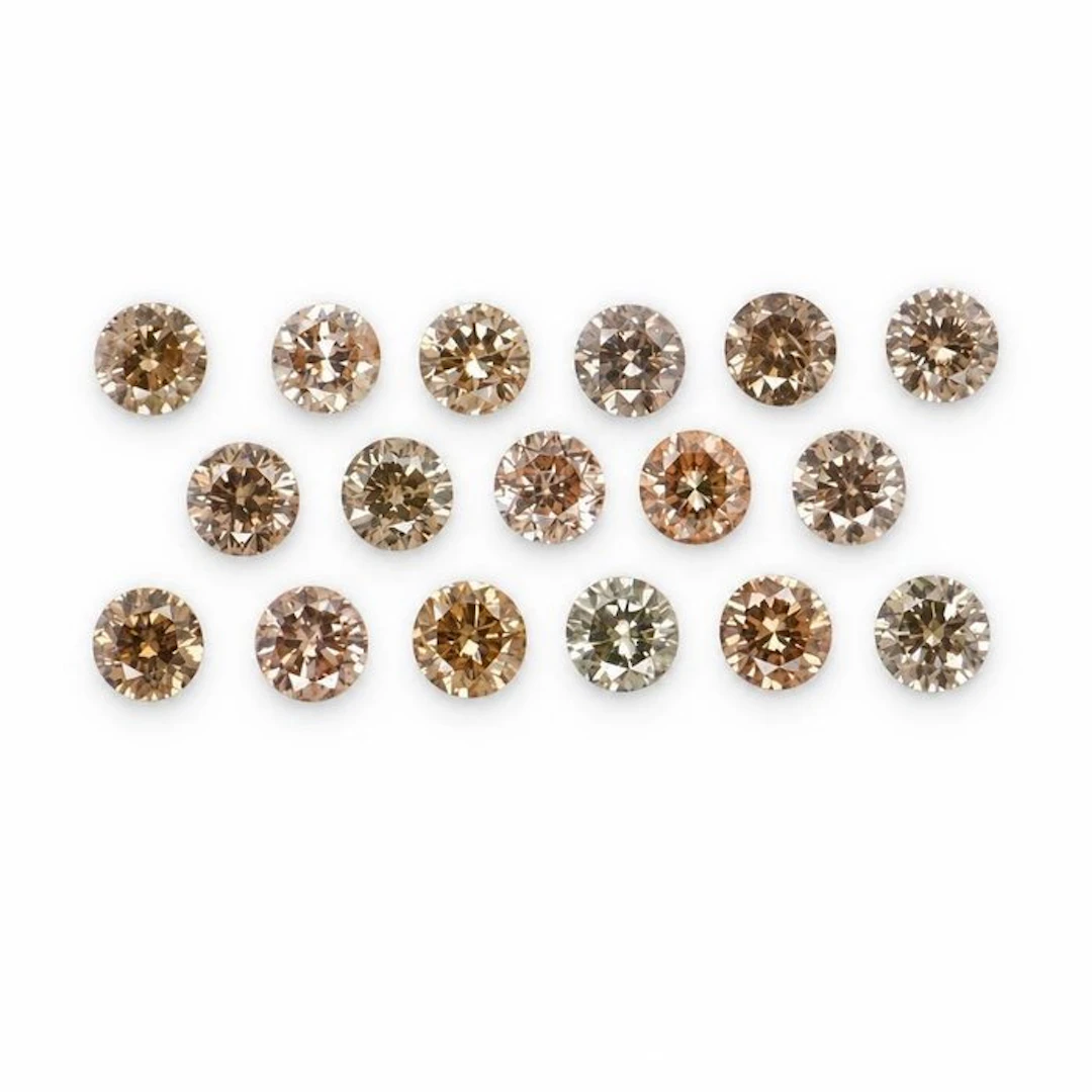 No reserve price - 17 pcs Diamond (Natural) - 0.97 ct - Round - VS1
