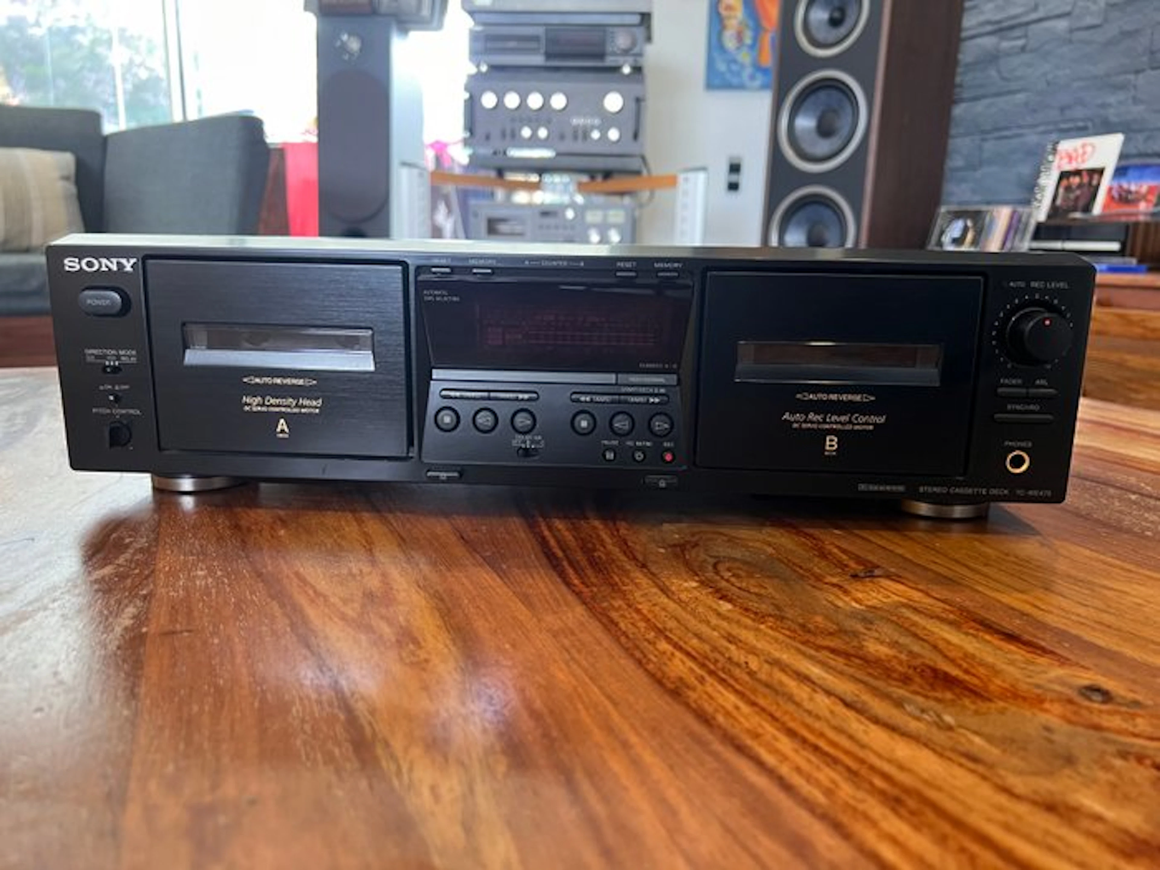 Sony - TC-WE475 / Dolby B and C NR and HX Pro Cassette recorder-player