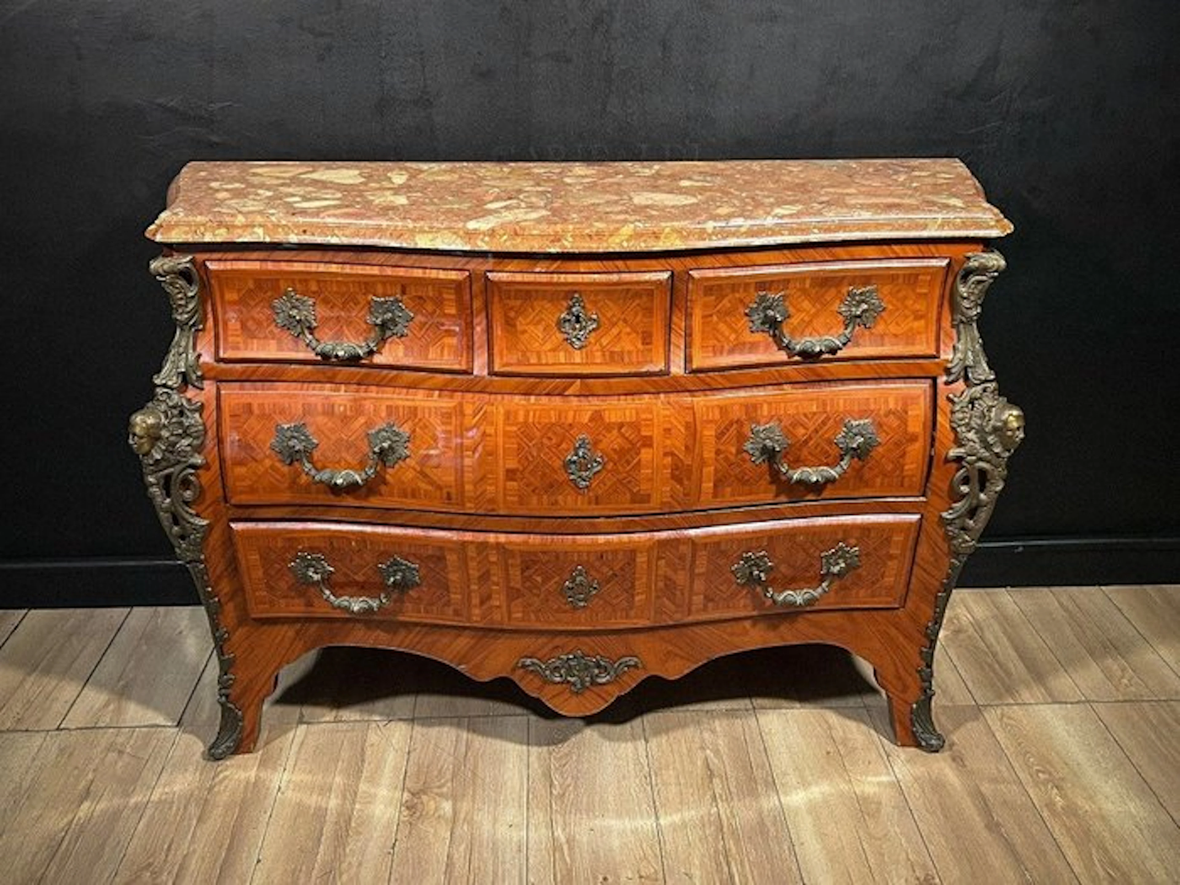 Chest of drawers - Wood - Antique Louis XIV Commode