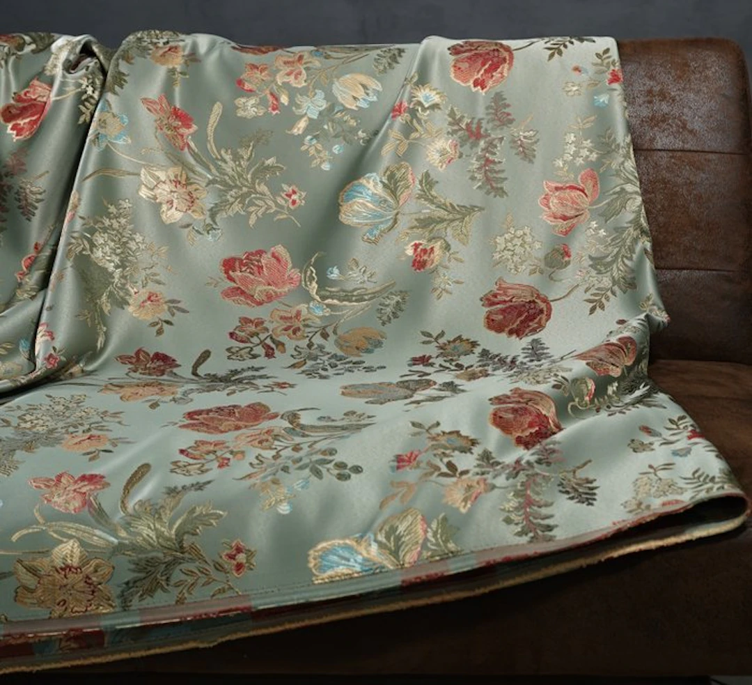 Jacquard fabric "Eleganza Francese" in San Leucio Style –...