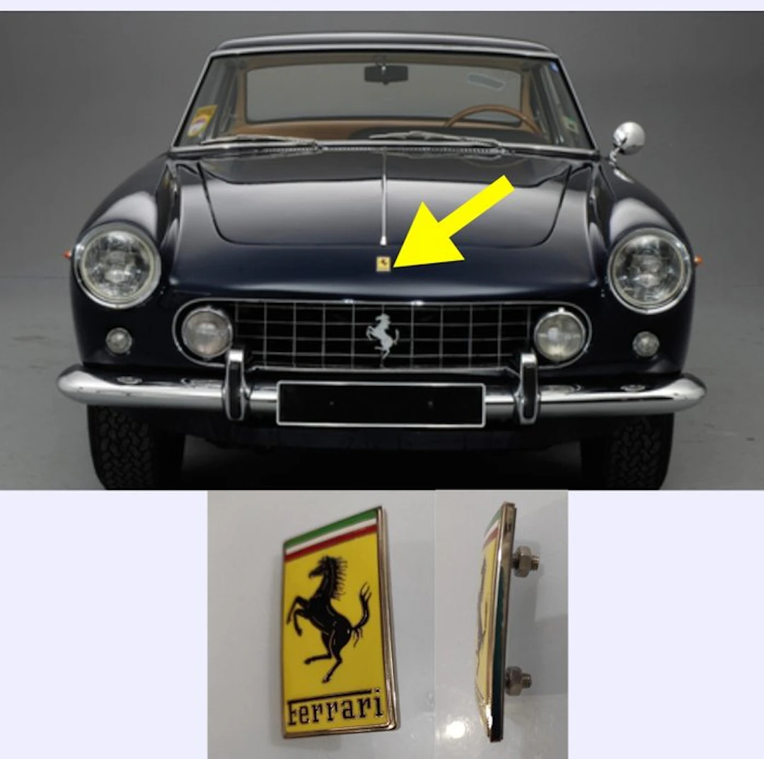 Ferrari 250 series / 275 Front bonnet Ferrari Emblem (New...