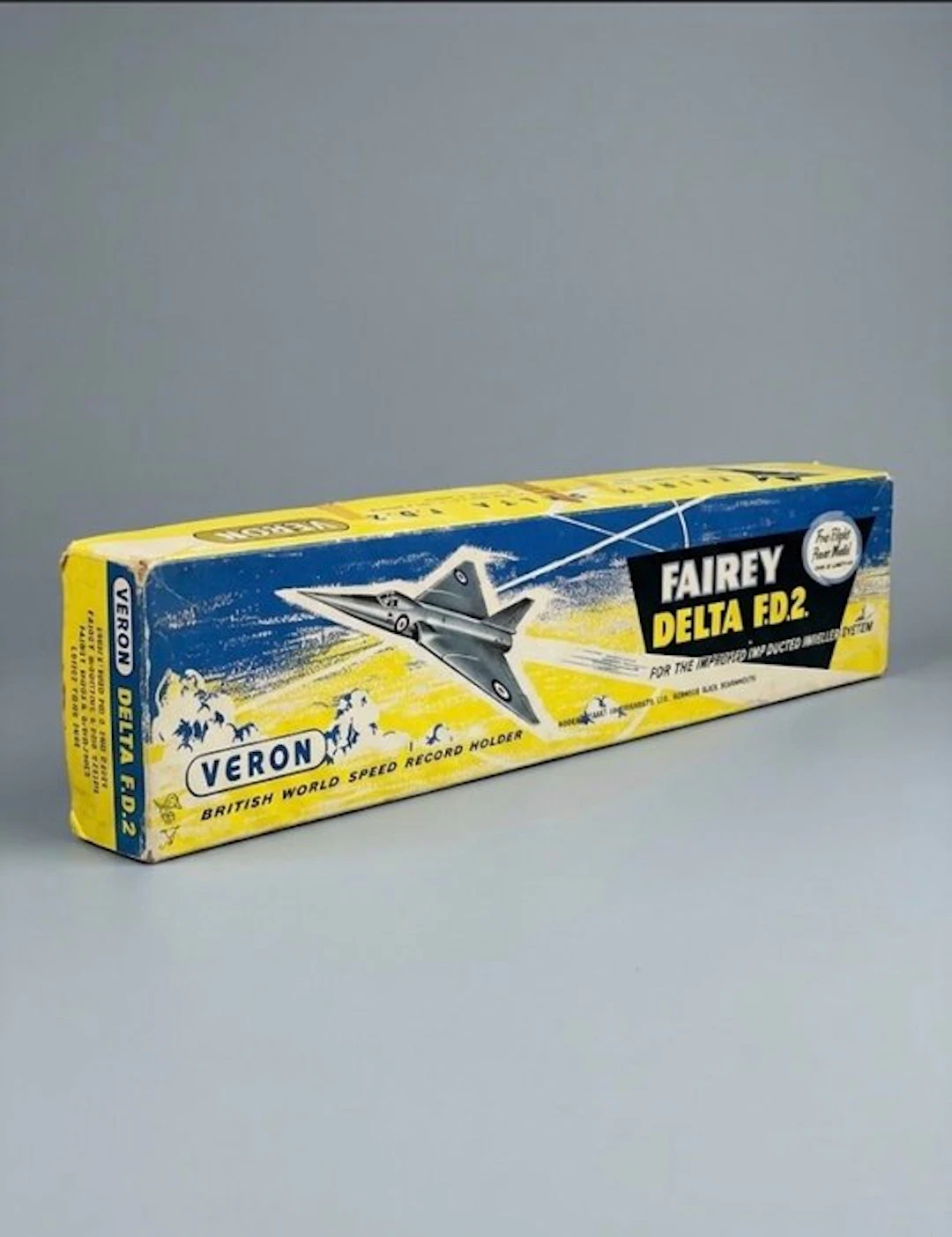 Veron - Model plane - Fairey Delta F.D.2 modello di volo libero in balsa