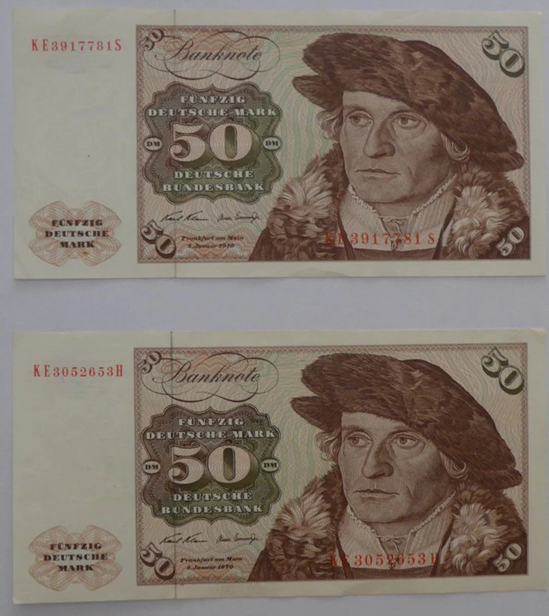 Germany, Federal Republic. - 2 x 50 Mark - 1970 - Pick 33 (No reserve price)