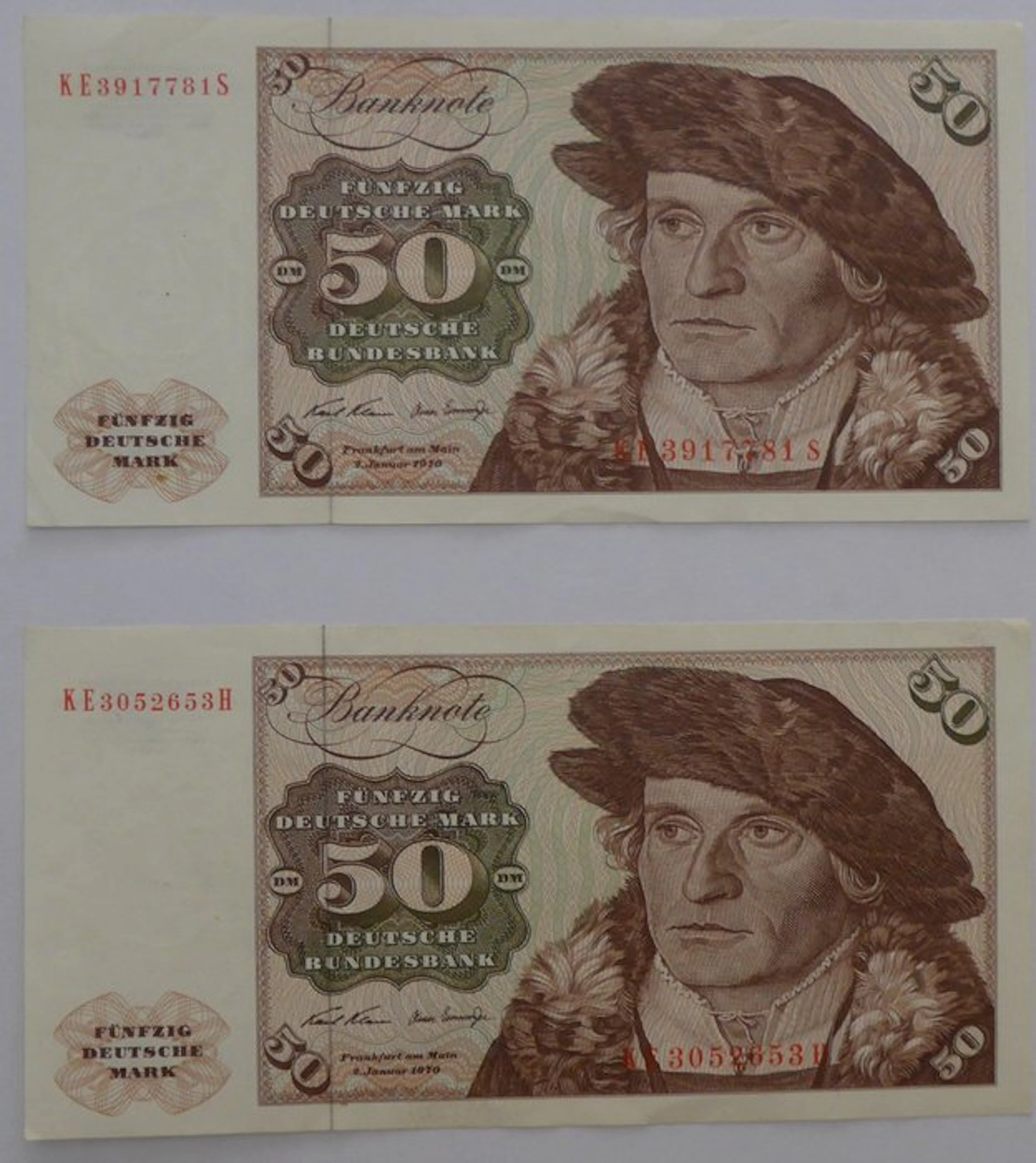 Germany, Federal Republic. - 2 x 50 Mark - 1970 - Pick 33 (No reserve price)