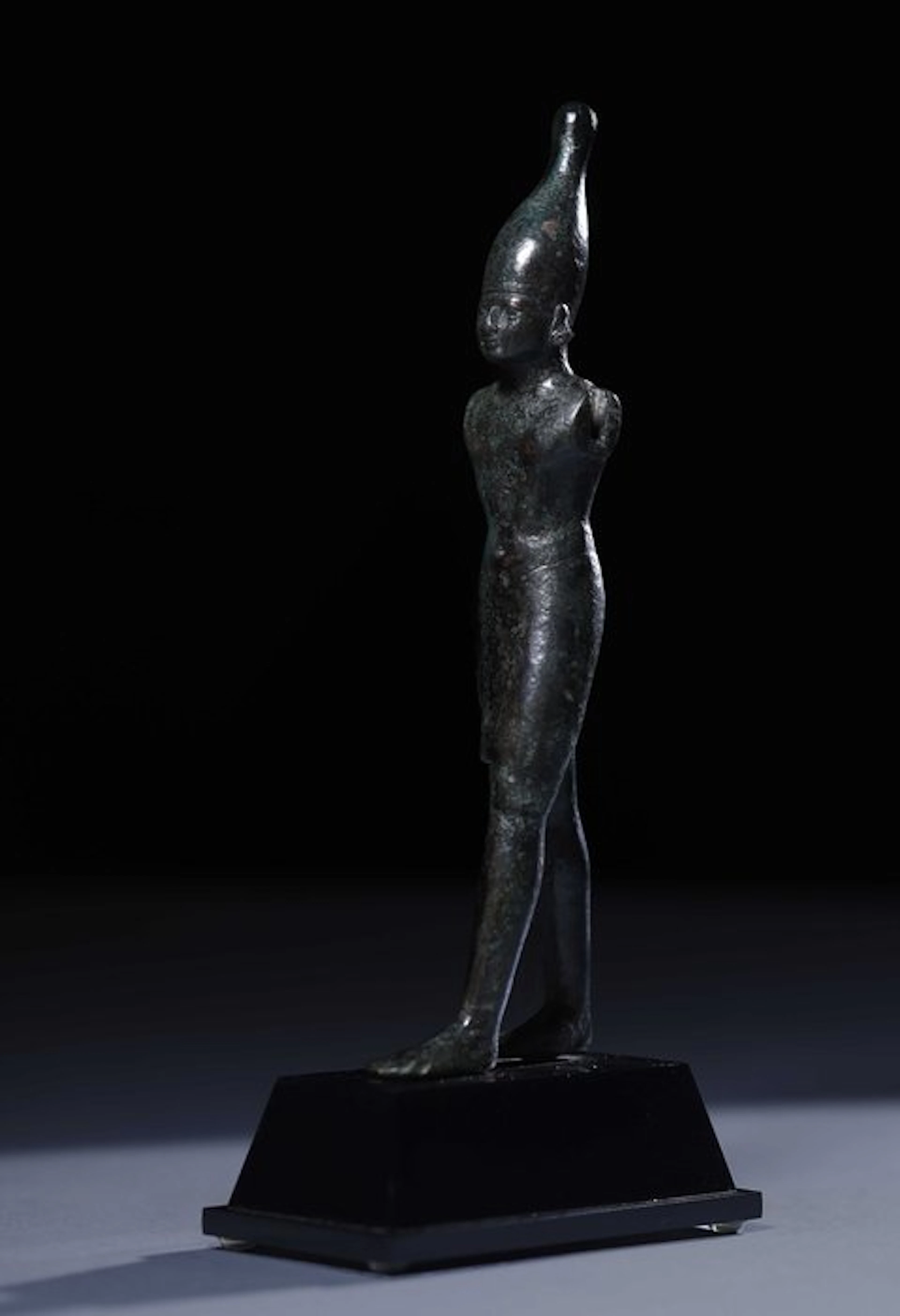 Phoenician Masterpiece bronze God Baal - Passport for European Union - 23.5 cm