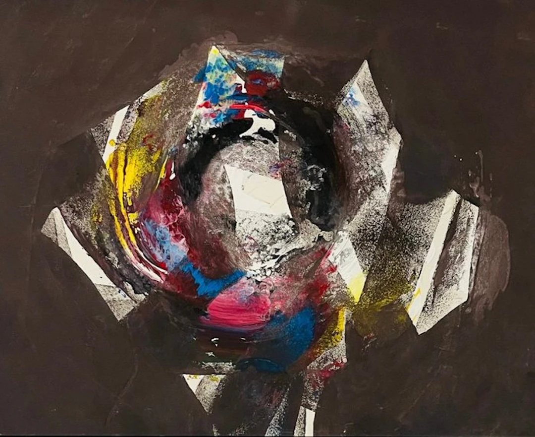 Martino Mazzoleni (1935-1995) - Composizione astratta