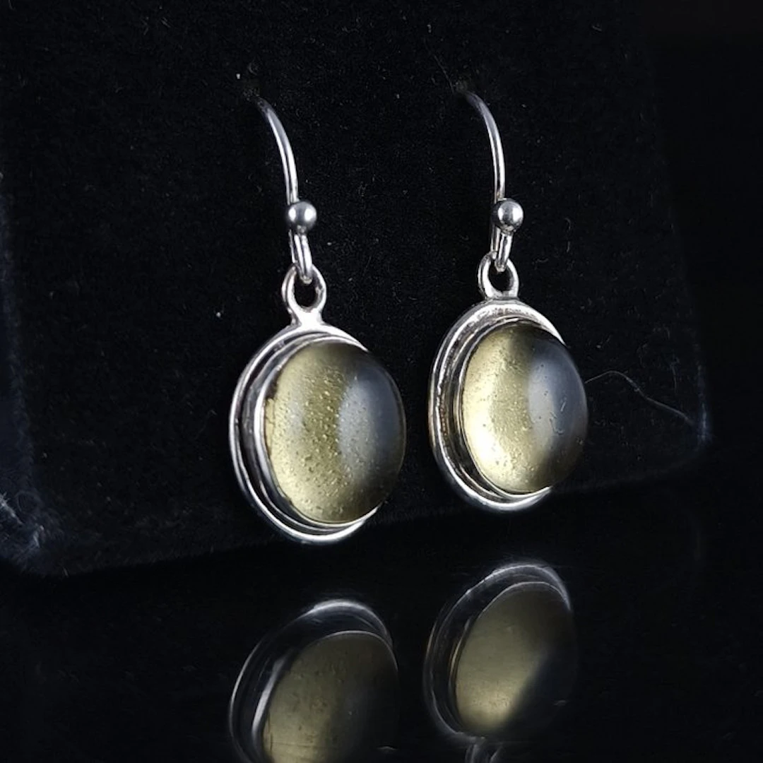 Citrine - Silver - Earrings - Magnet for Opportunities