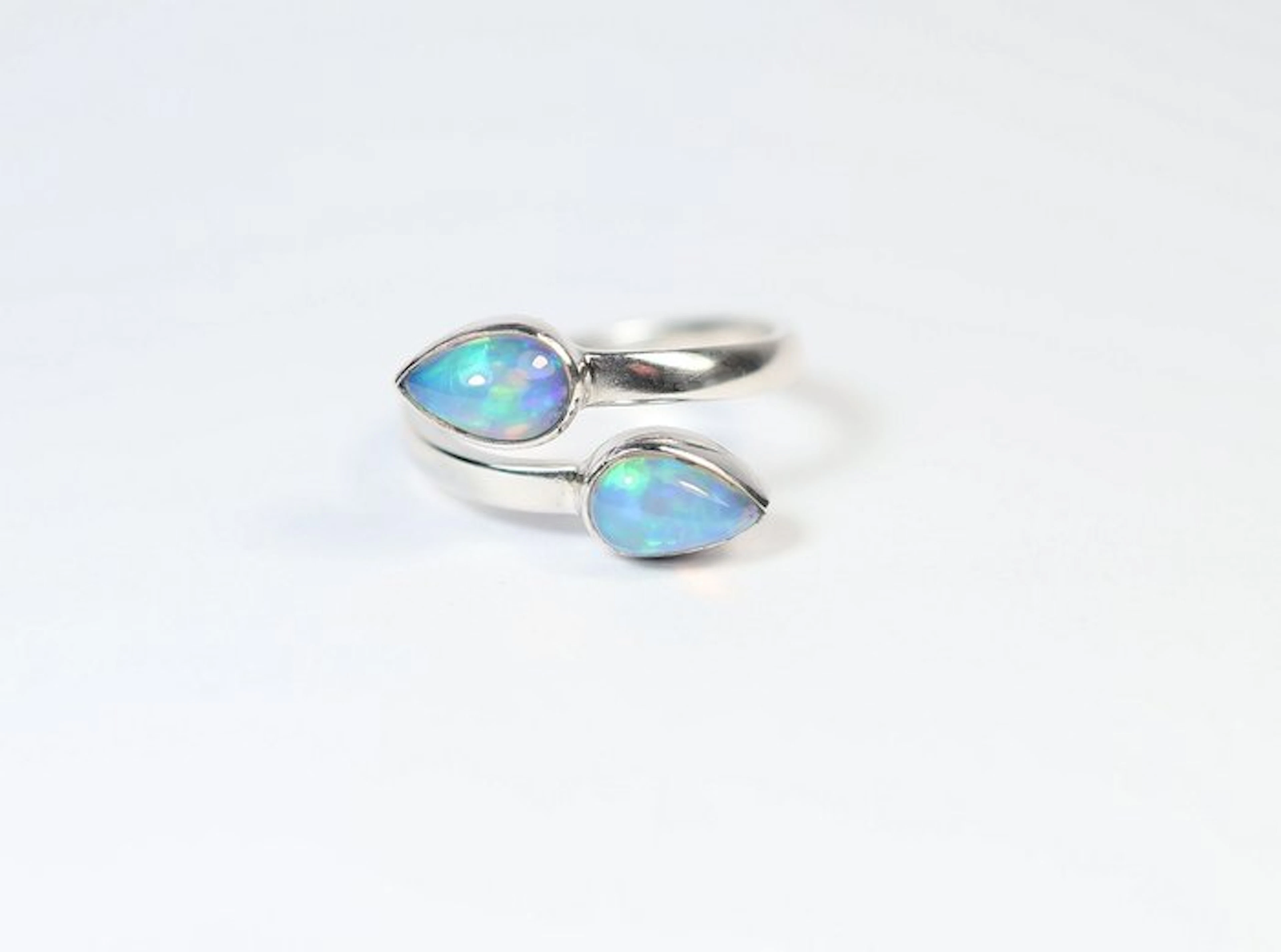 Ethiopian Opal / Welo Opal Ring / Cabochon / new- 2.74 g - (1)