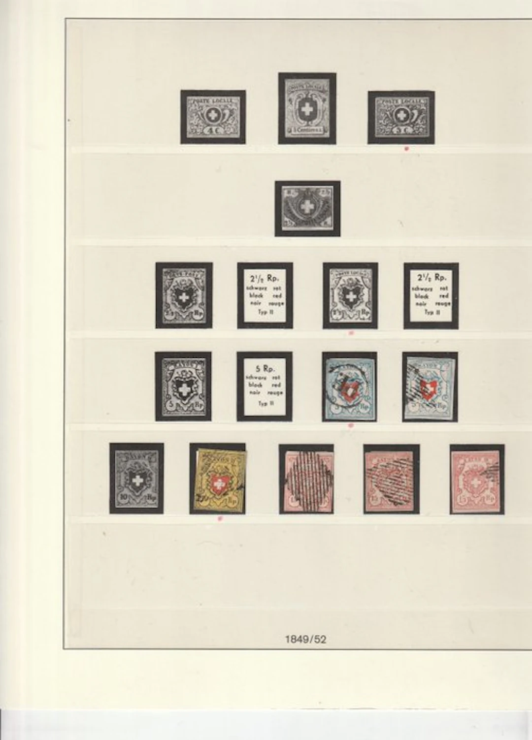 Switzerland 1850/1938 - Extensive collection with a much...