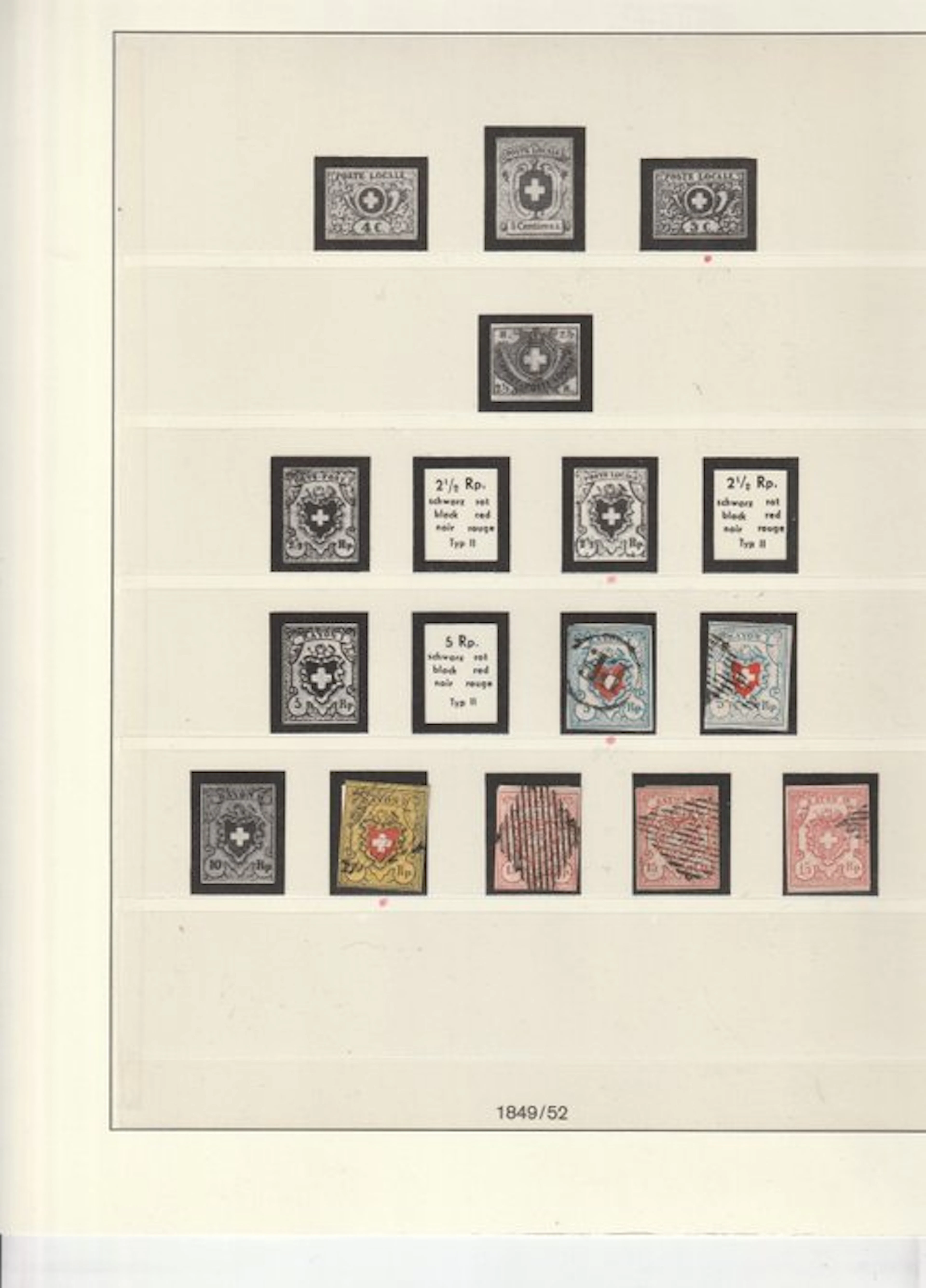 Switzerland 1850/1938 - Extensive collection with a much...