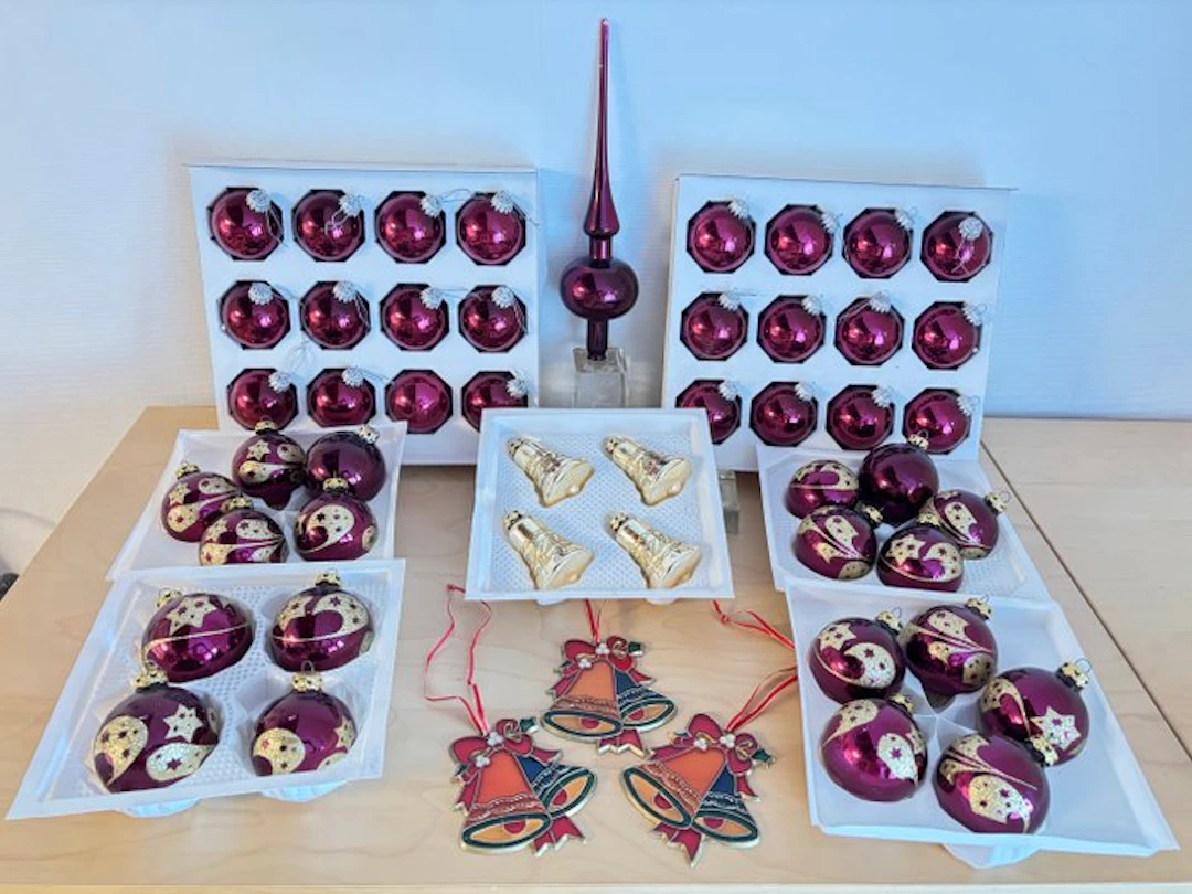 Großes Christbaumschmuck - Konvolut - Christmas baubles...