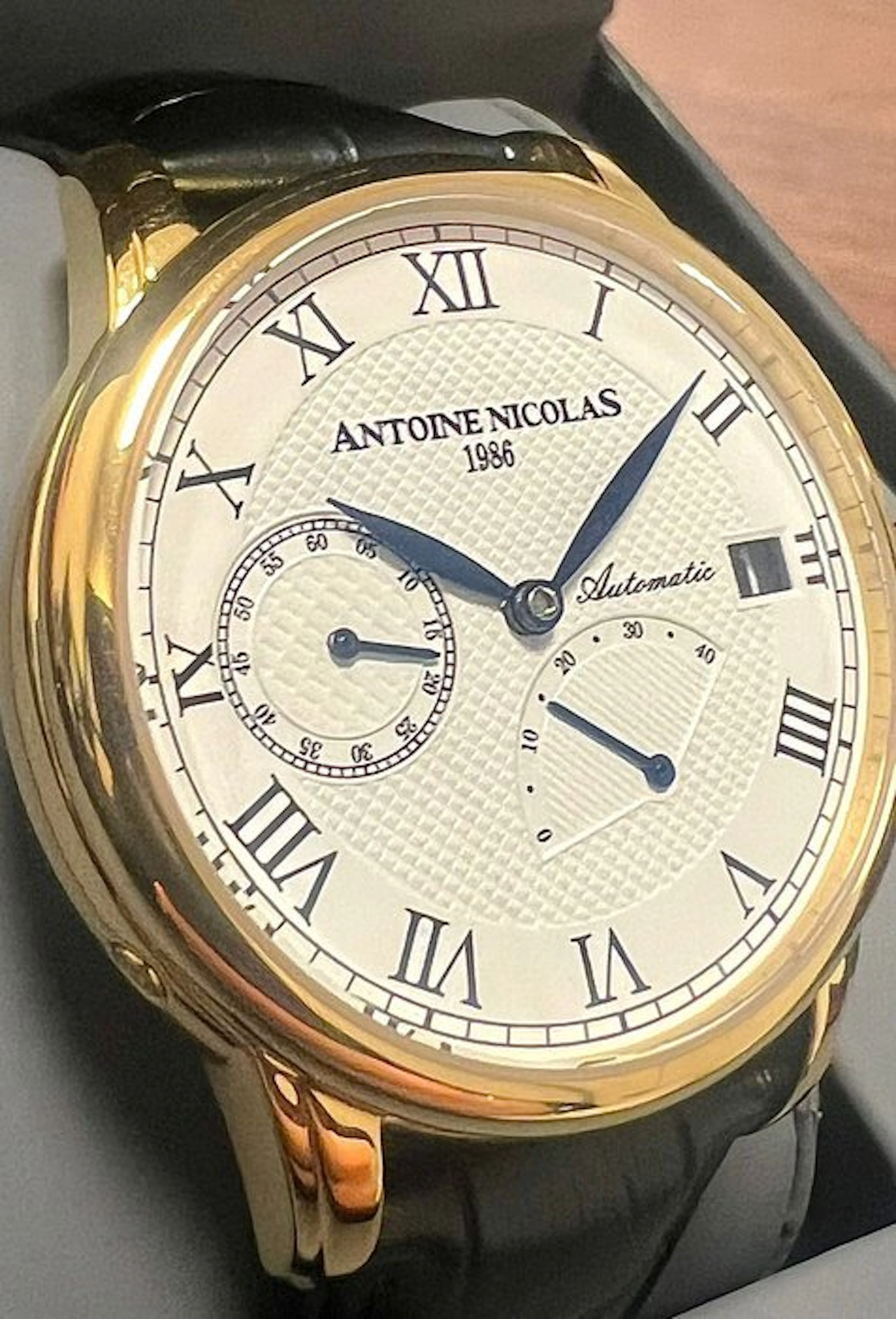 Antoine Nicolas 1986 - Londra Automatic power reserve and...