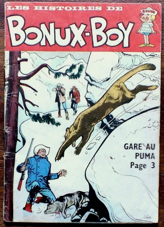 Giraud - Bonux-Boy N°10 - Gare au puma - B - 1 Magazine - First edition - 1961