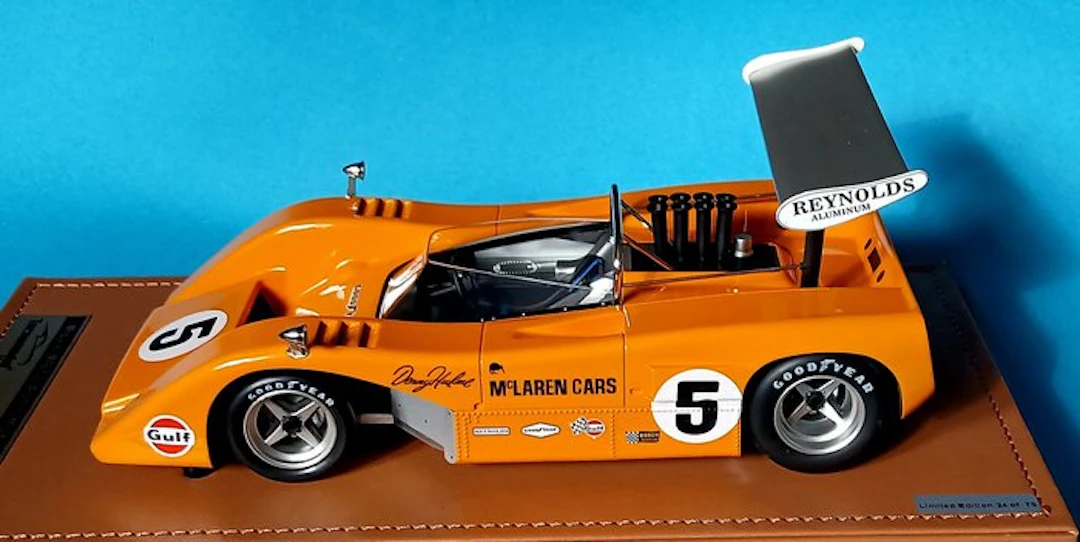 Tecnomodel 1:18 - Model car - Mc Laren M8B - Can-Am. 1969