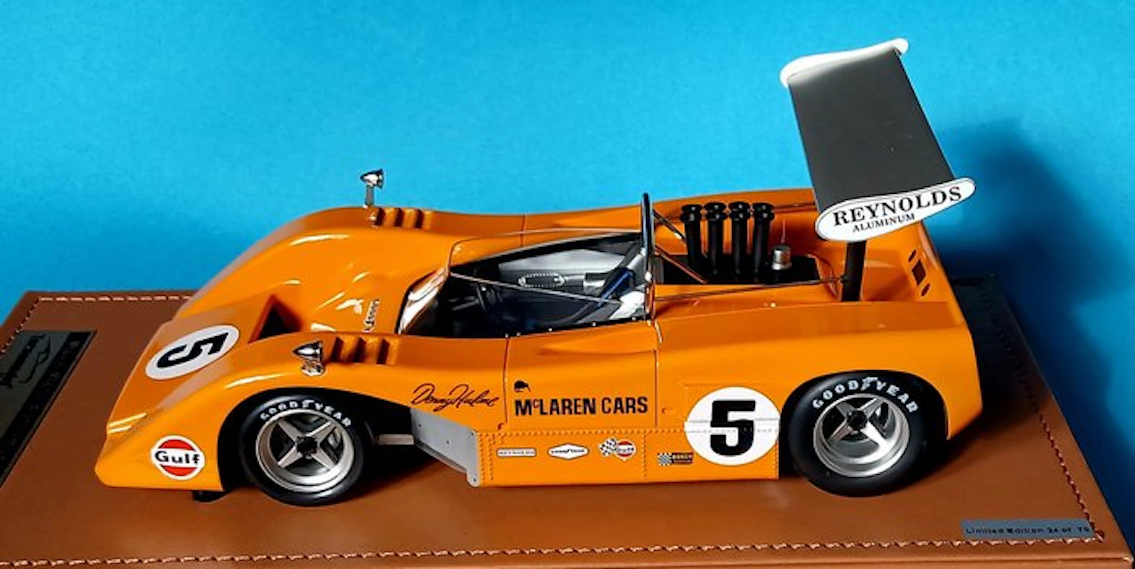 Tecnomodel 1:18 - Model car - Mc Laren M8B - Can-Am. 1969