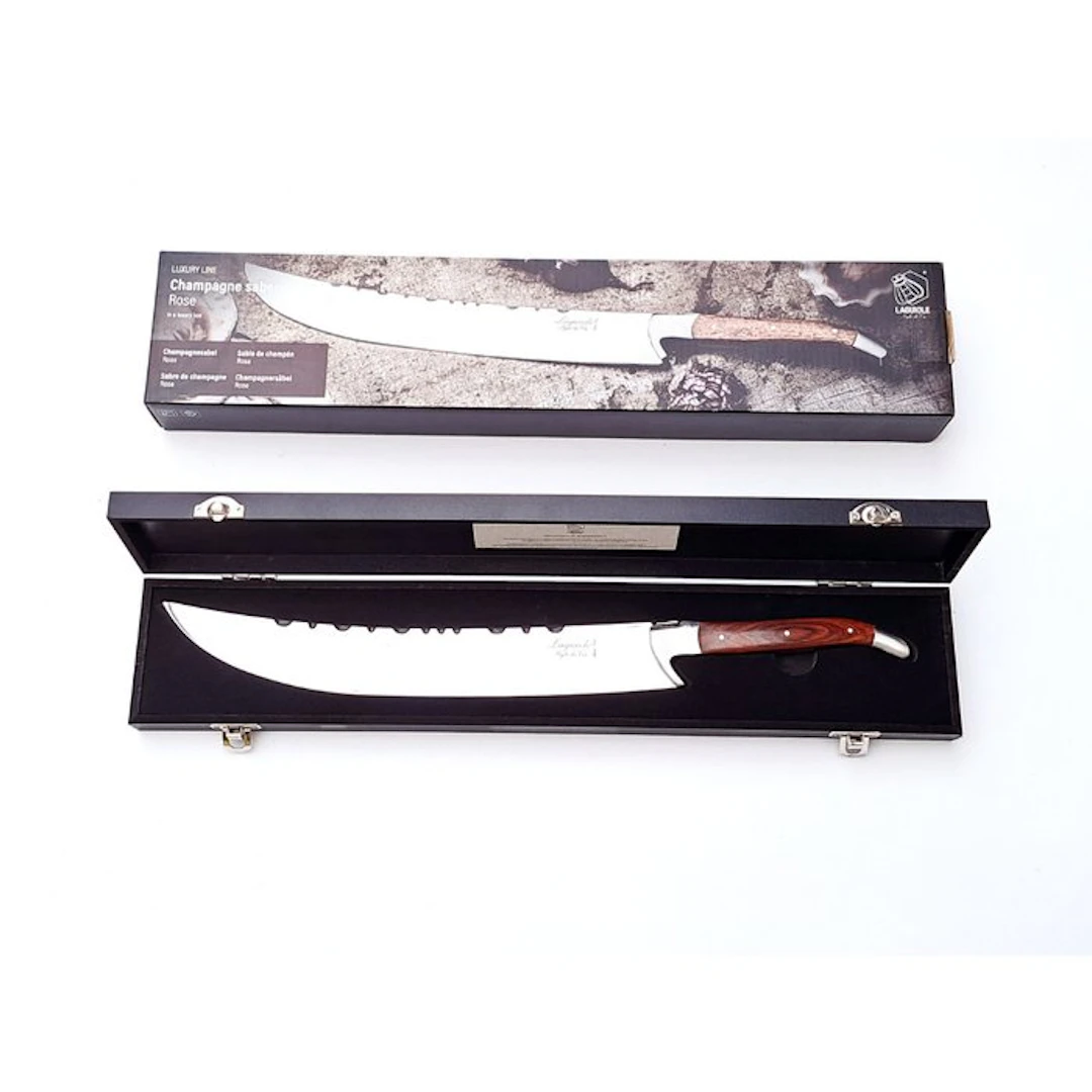Sabre - Laguiole - Champagne saber - Rose Wood handle...