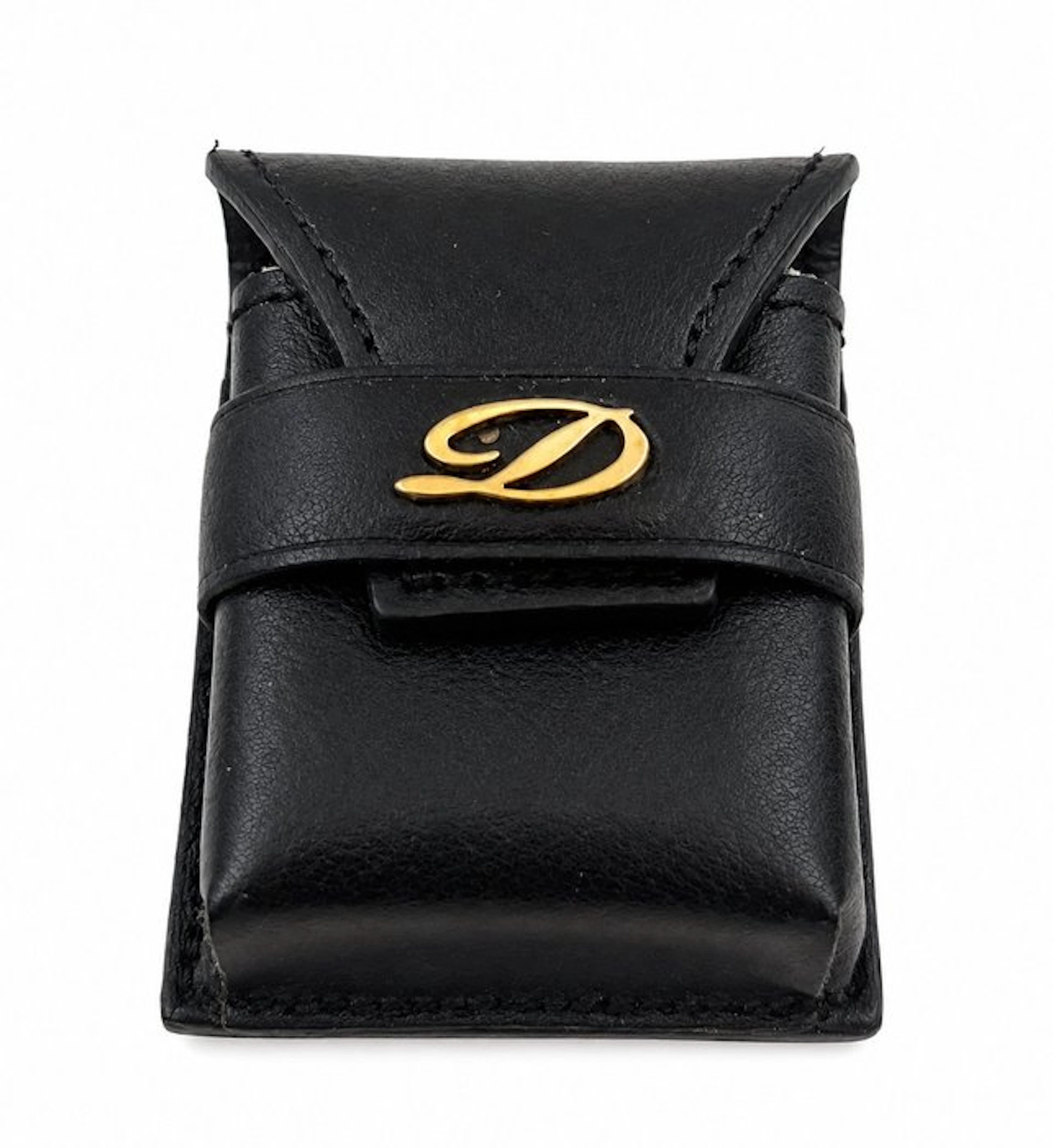 S.T. Dupont - 50621 - Black Leather Lighter Case - No...