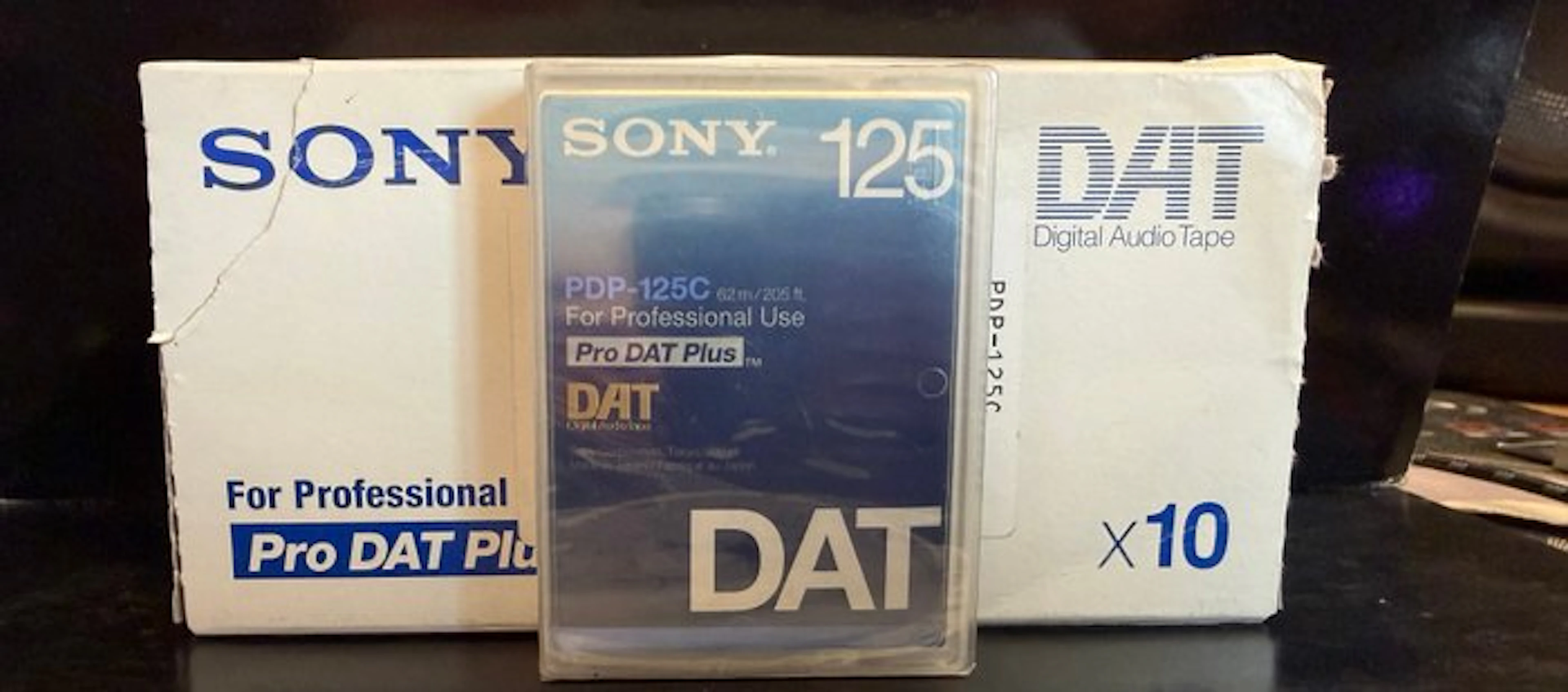 Sony - PDP-125C DAT - digital audio tape