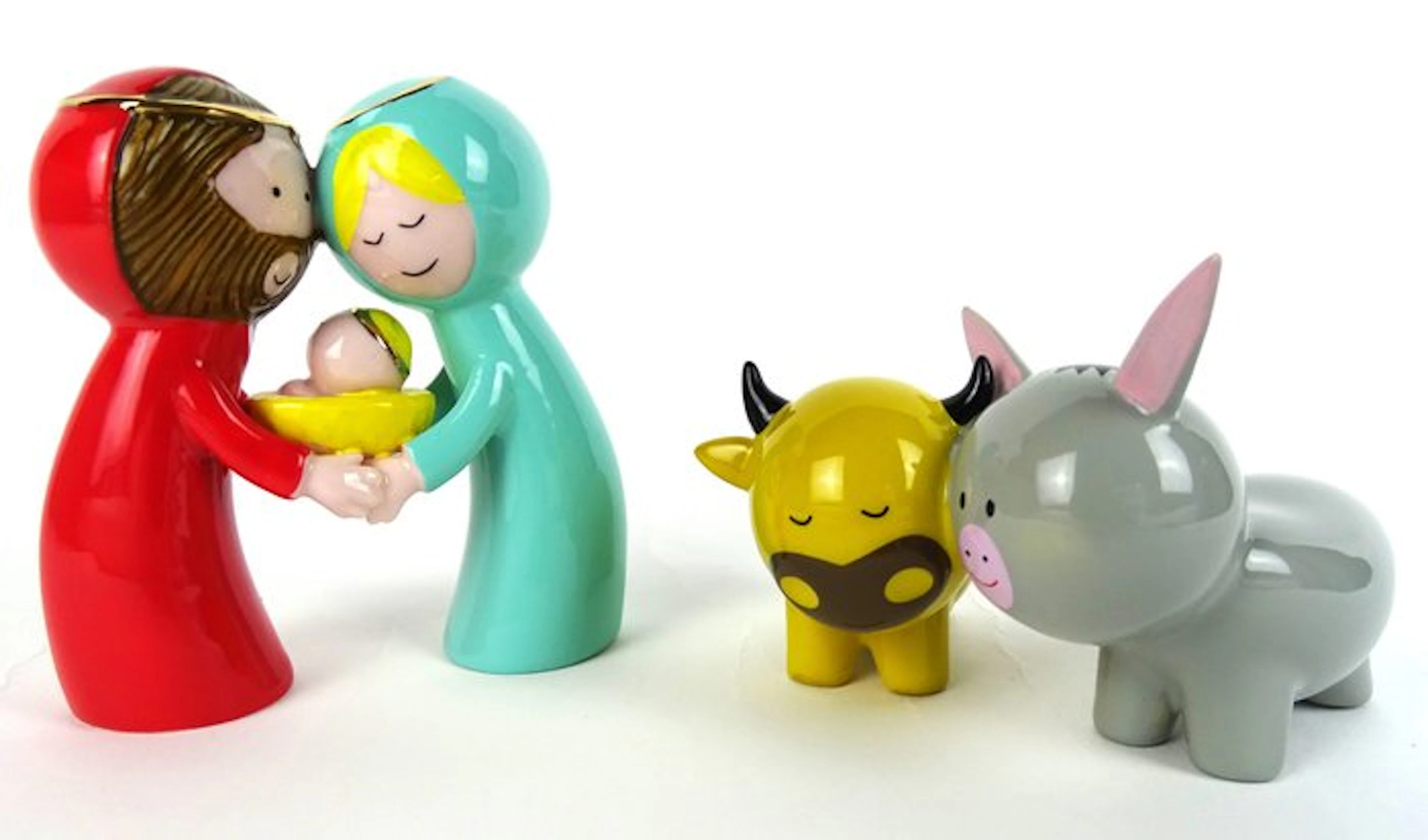 Alessi - Figurine - ''Happy Eternity Baby'' (2) - Figurine in porcelain