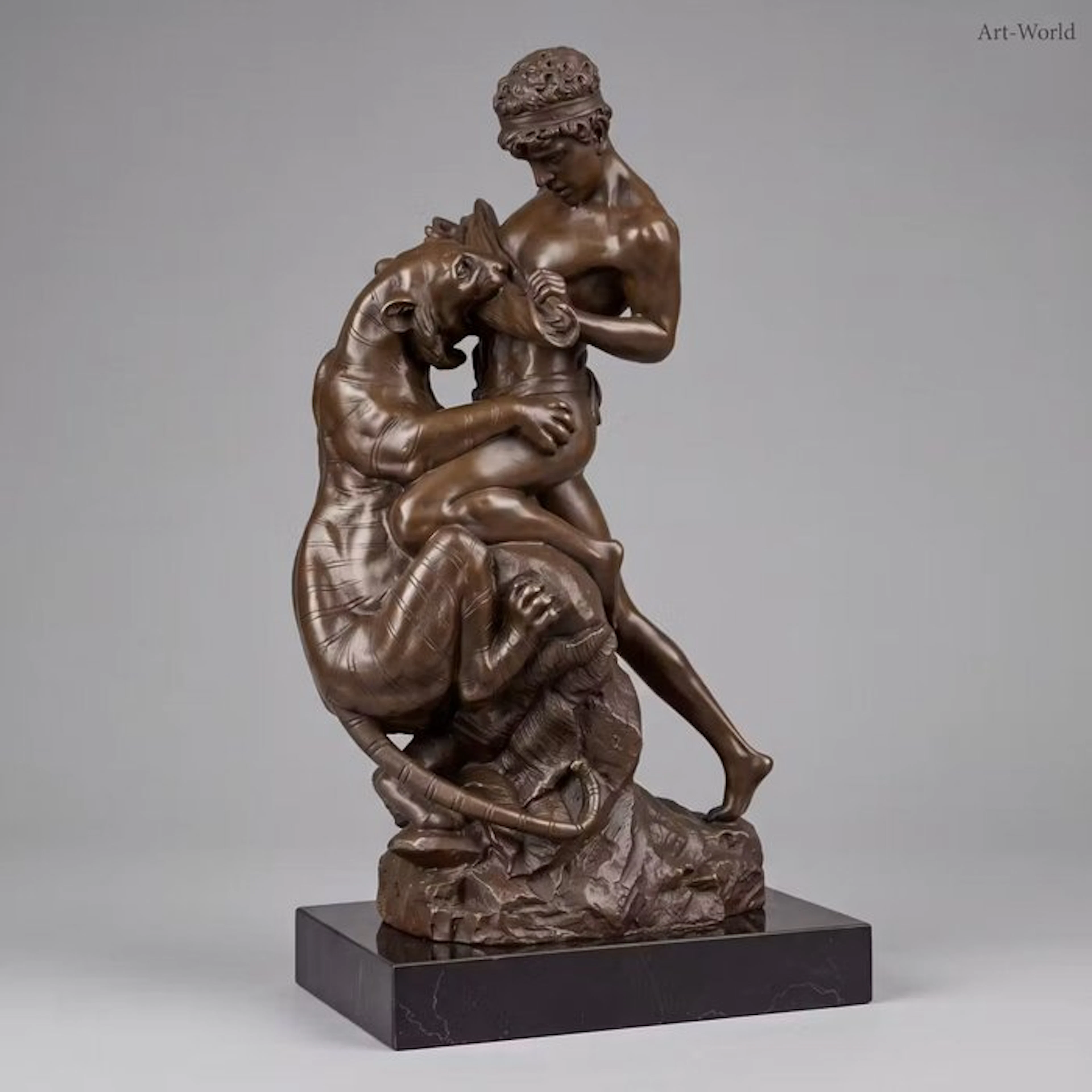 Statue, “The struggle for life” Naar: Drouot 35.5 cm /...