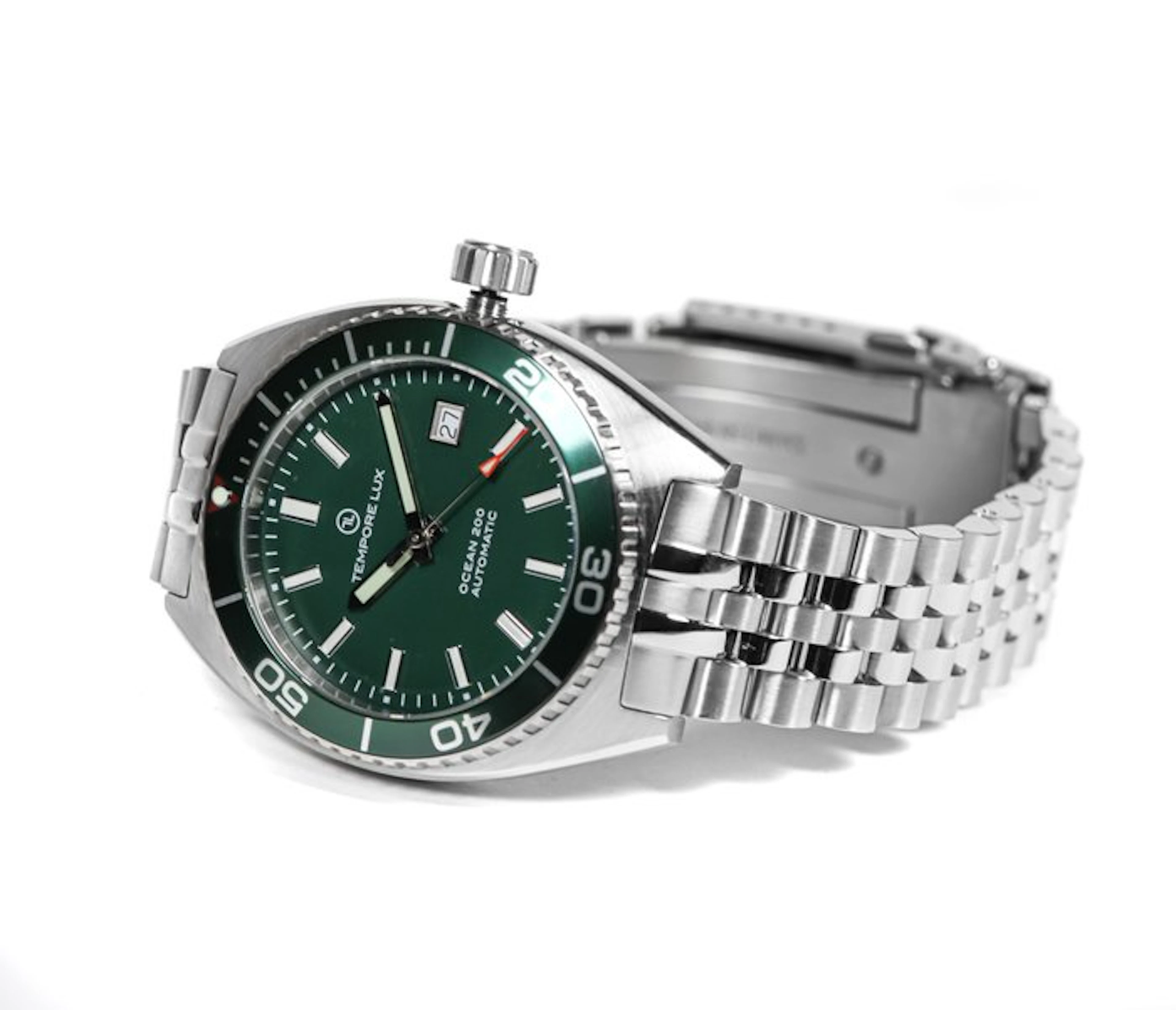 Reloj Tempore Lux Ocean 200 Verde - Movimiento Automático...