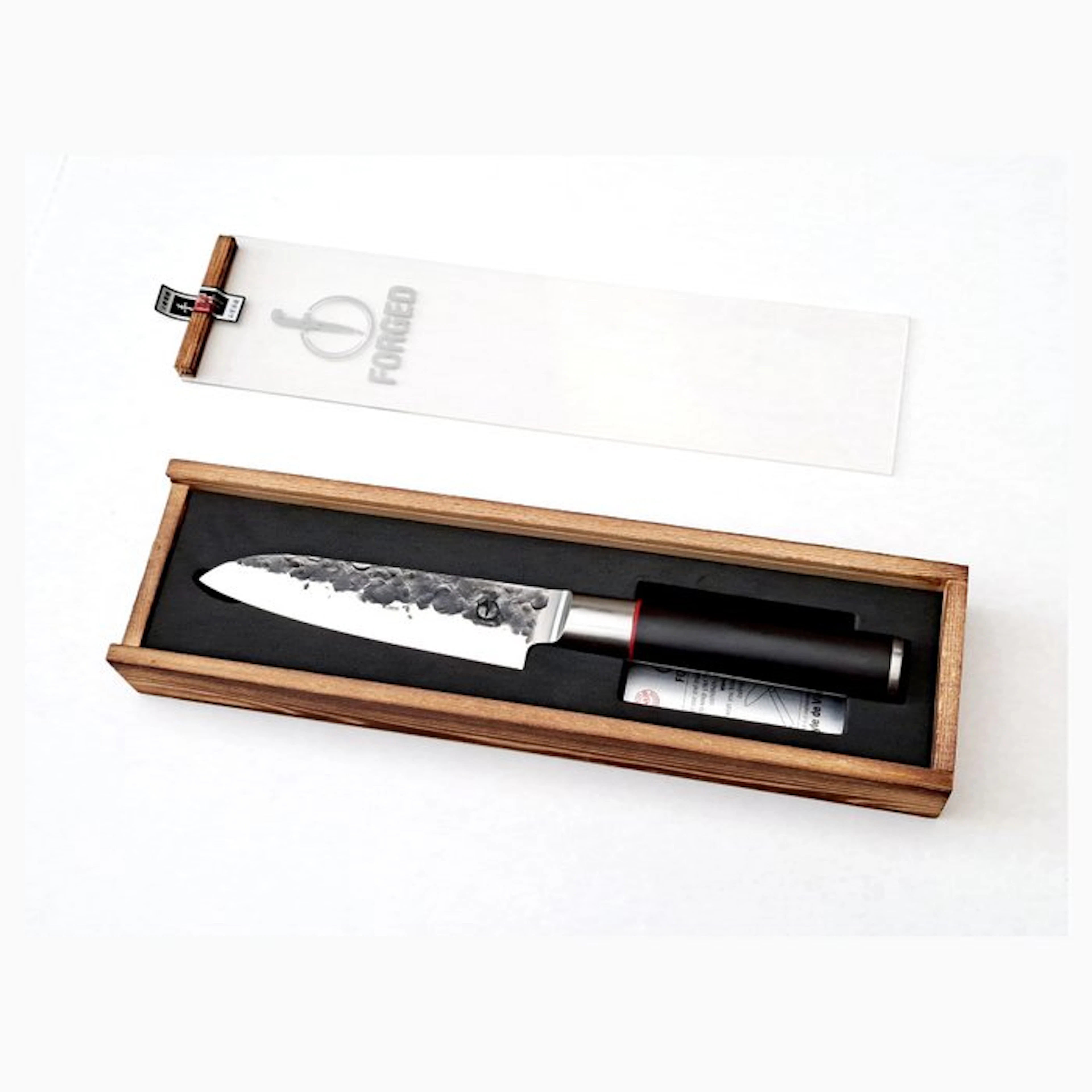 Santoku Knife - 440C Japanese Stainless Steel - Forged...
