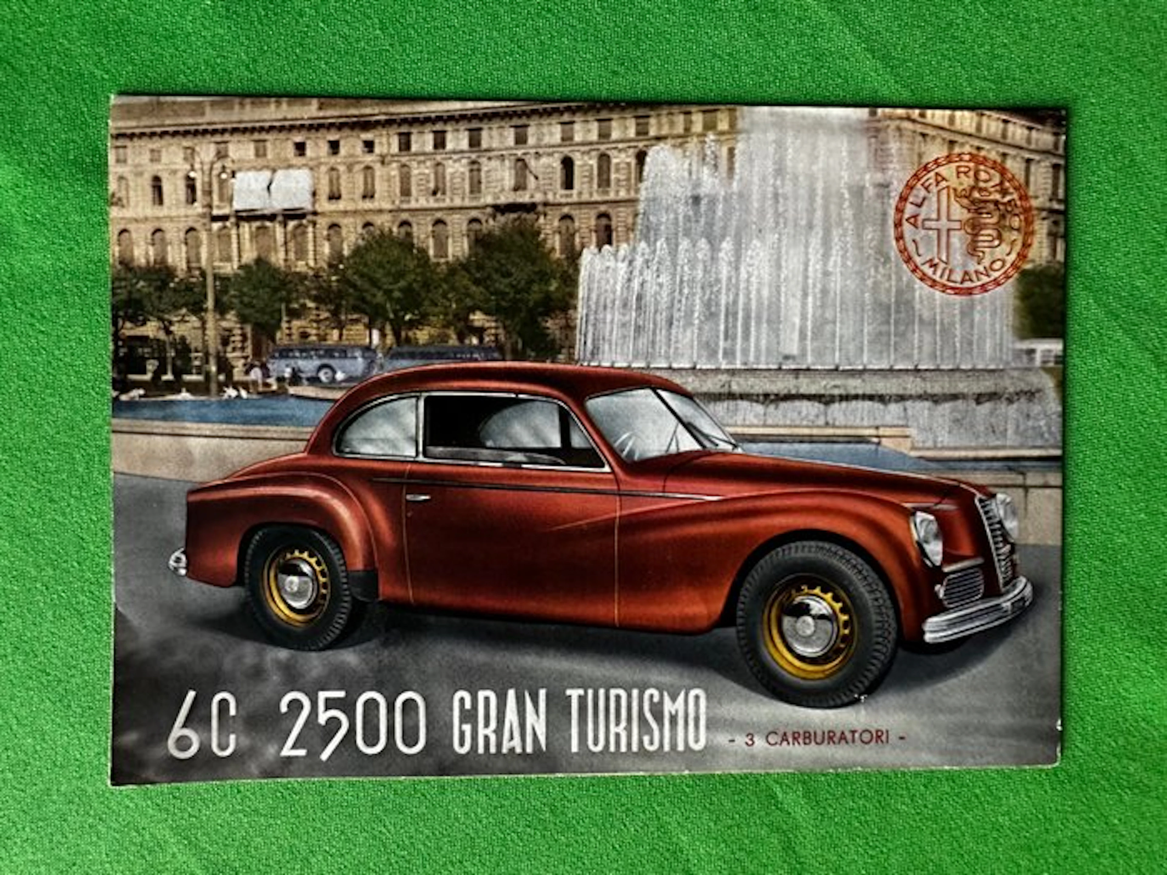 Brochure - Alfa Romeo - 6C 2500 Gran Turismo 3 carburatori