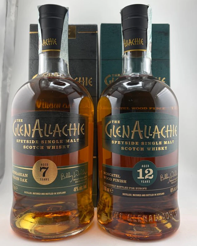 Glenallachie - 12yo Moscatel Wood Finish & 7yo Hungarian...