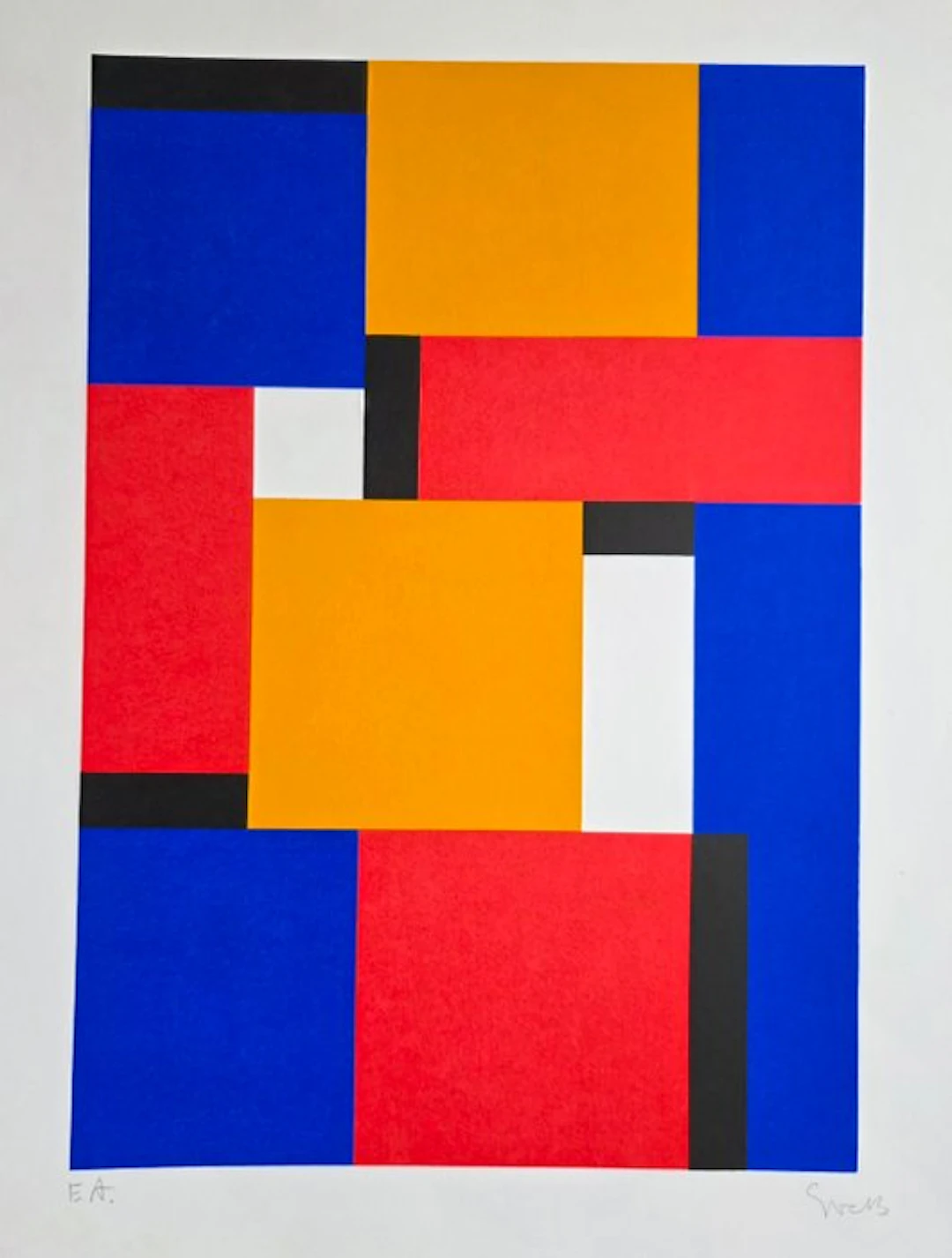 Siep Van Den Berg (1913-1998) - Geometrische compositie