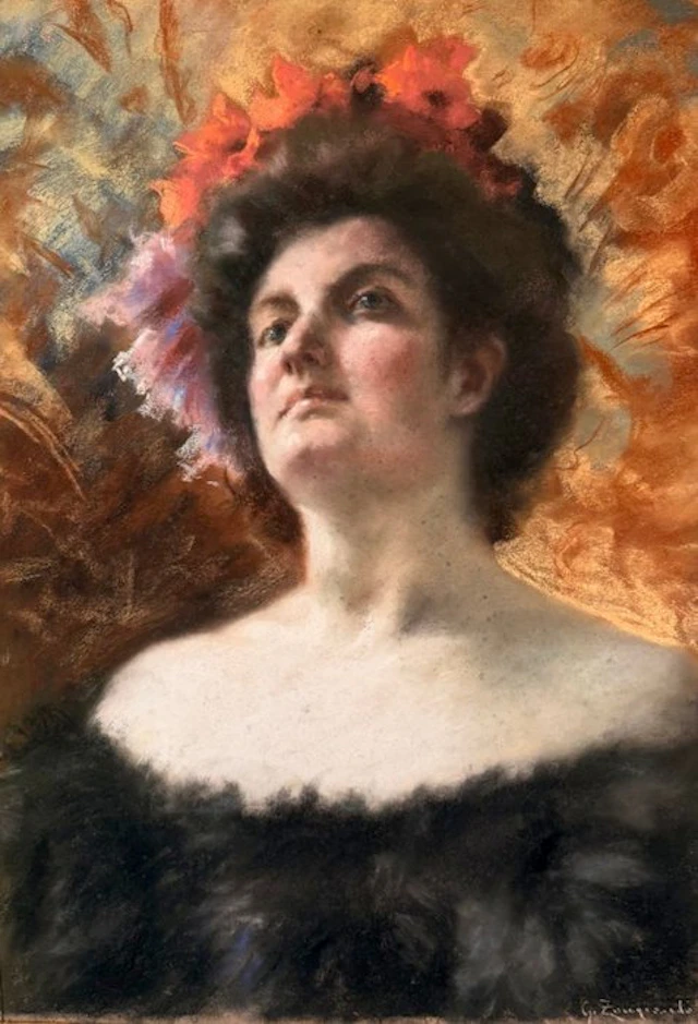 Giovanni Zangrando (1867-1941) - Frammento della Belle Époque