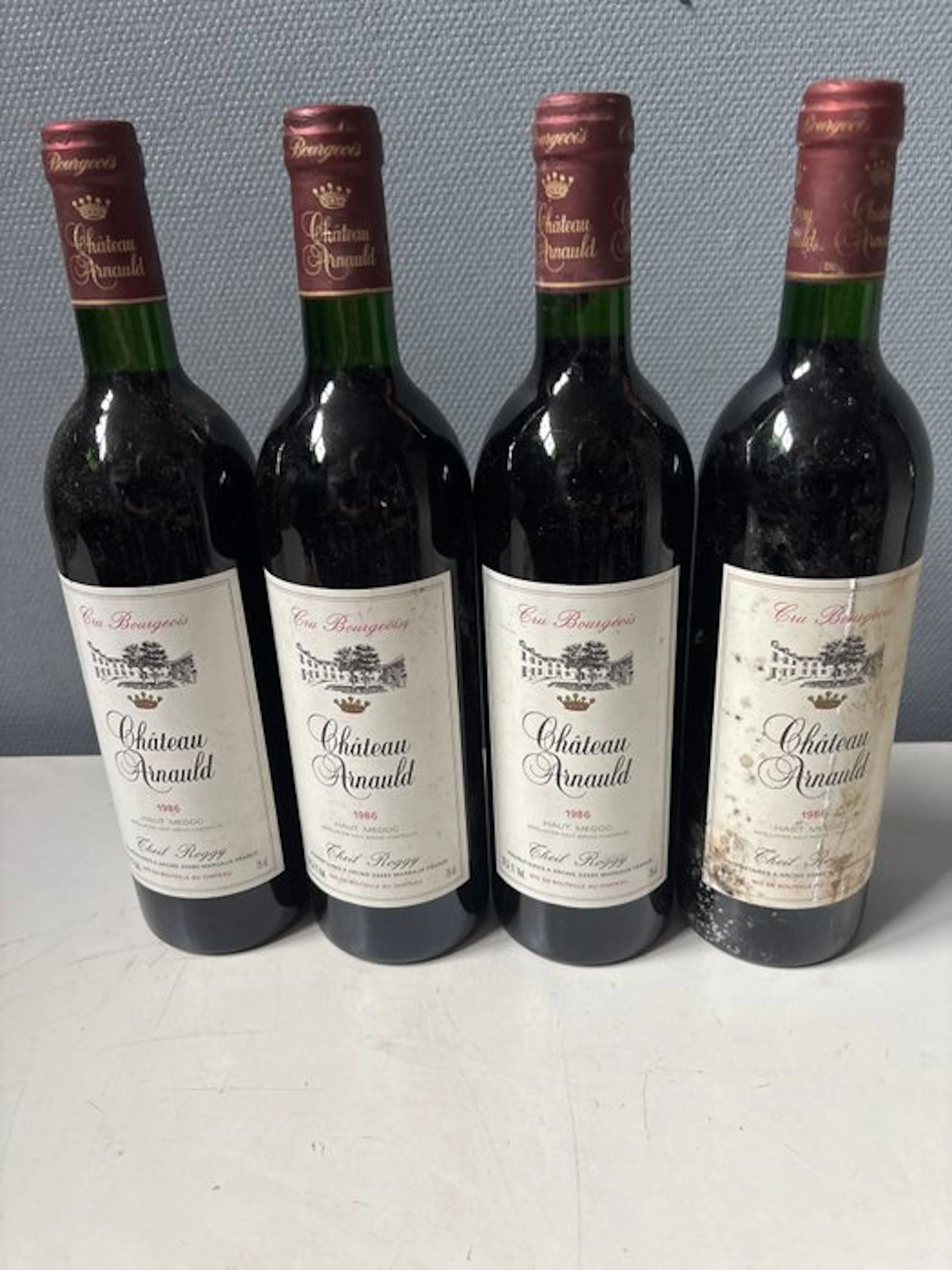1986 Chateau Arnauld - Haut-Médoc Cru Bourgeois - 4 Bottles (0.75L)