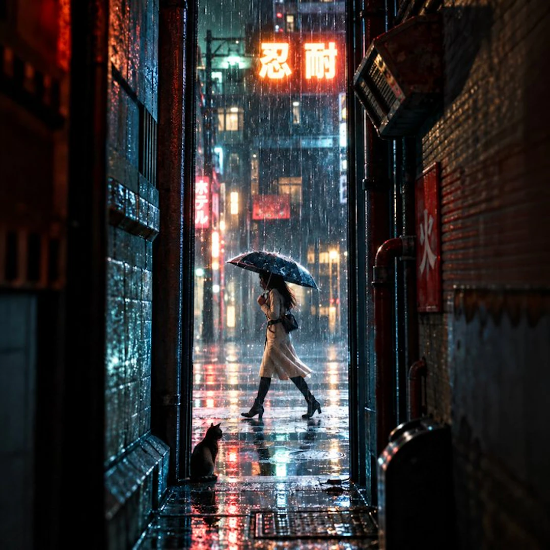 Rudy barret - Neon Rain - XL