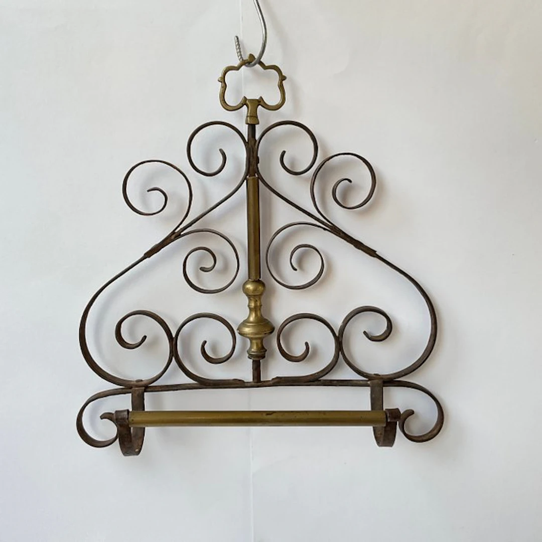 Rack - Wrought iron - Towel Rack - France - ca. 1920