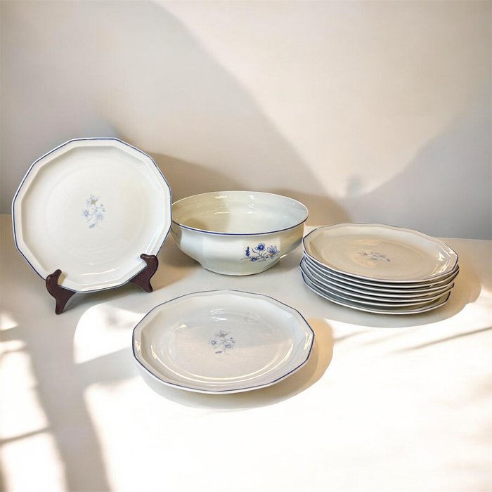 Bernardaud - Table service (10) - Porcelain - Charlotte Model