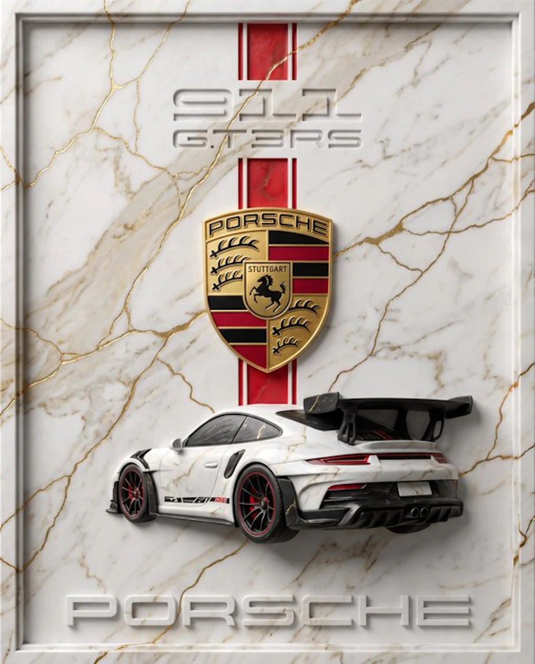 Makayhos - [Canvas] Porsche – 911 GT3 RS Crest