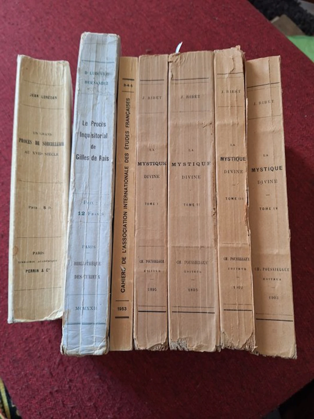 AA. VV. - Lot with 7 Occult science books - 1895-1953