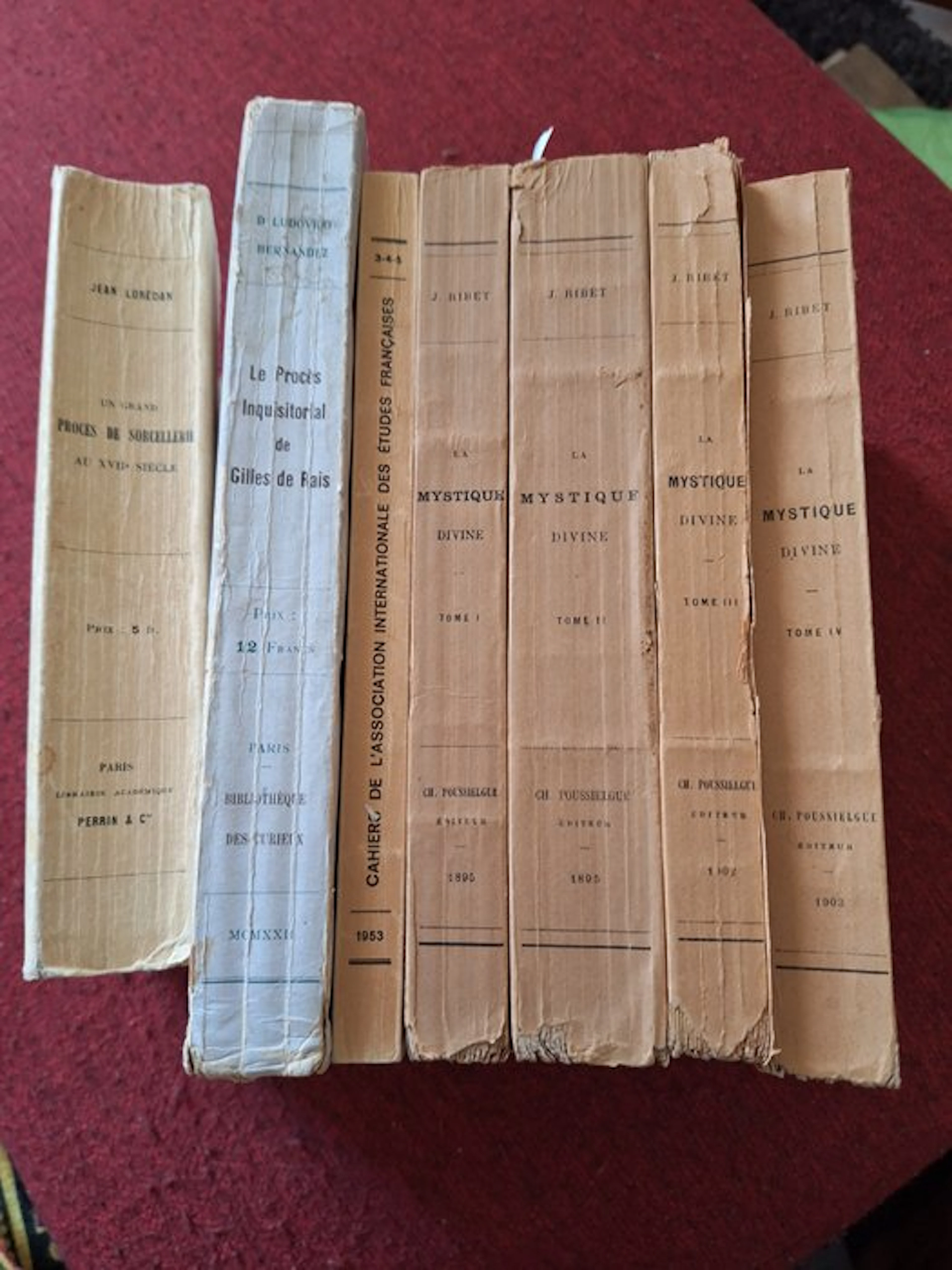 AA. VV. - Lot with 7 Occult science books - 1895-1953