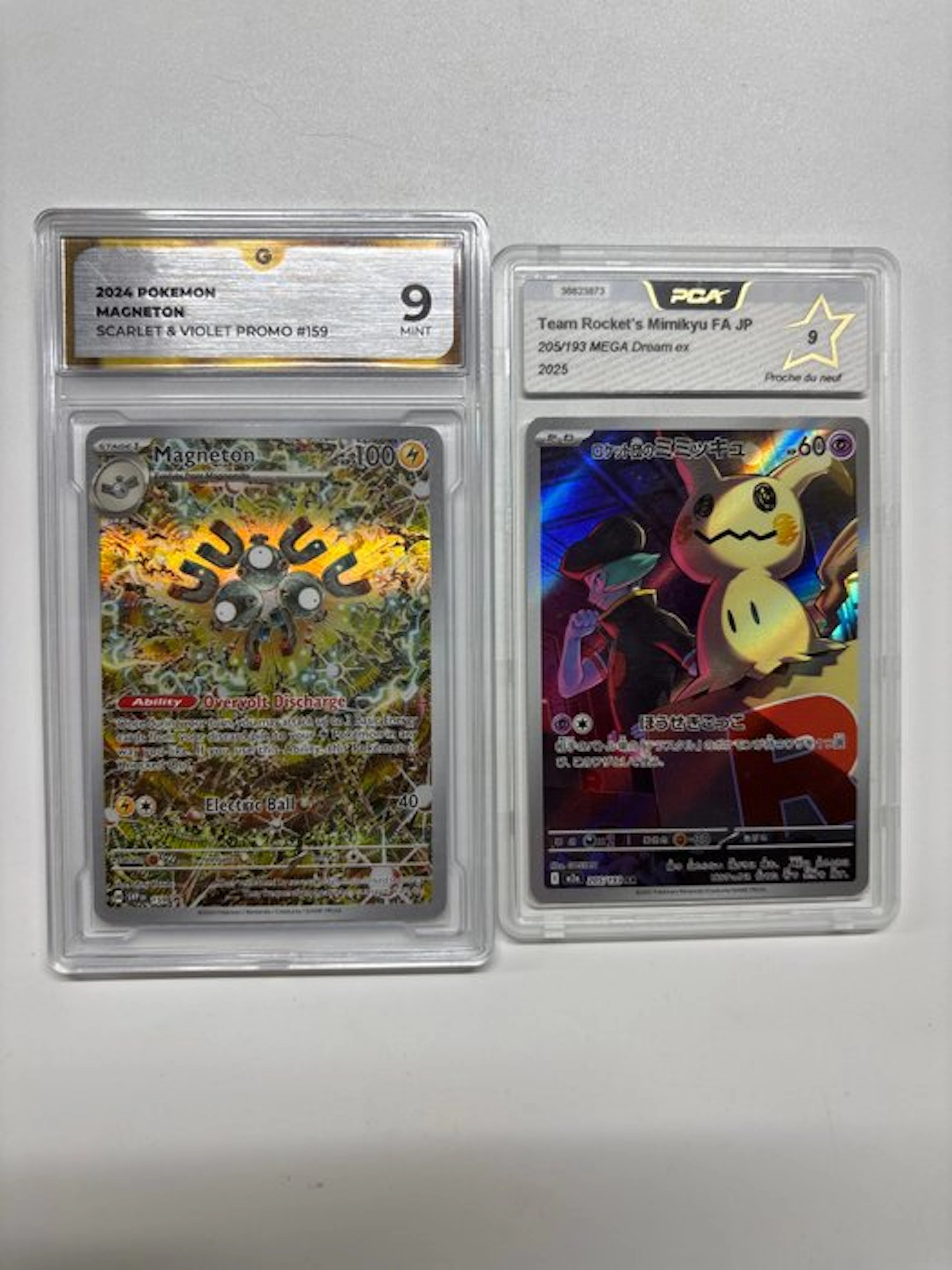 Pokémon - 2 Graded card - Magneton