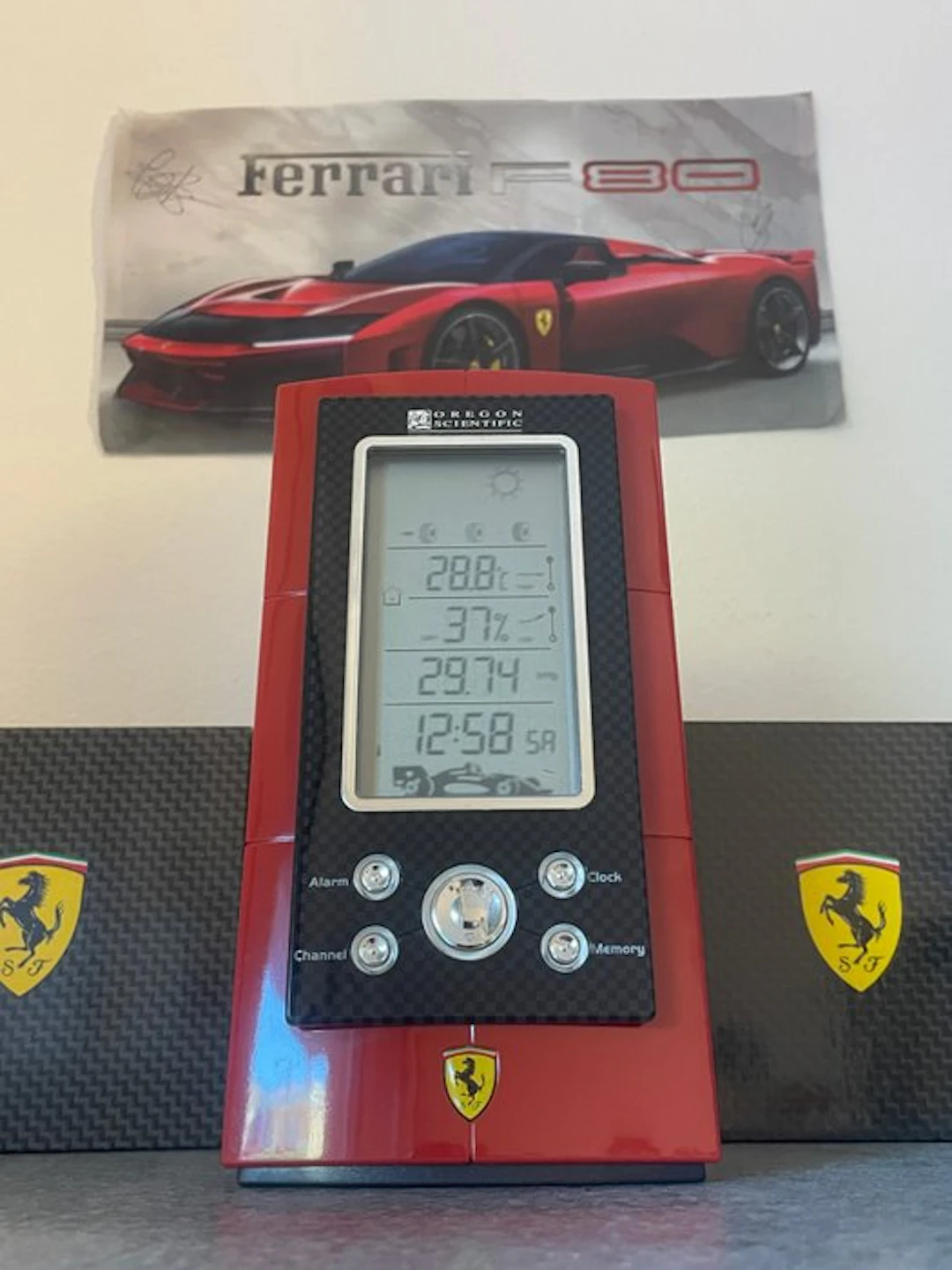 Table clock - Ferrari - Oregon Scientific - Monza FAW101-R - 2000