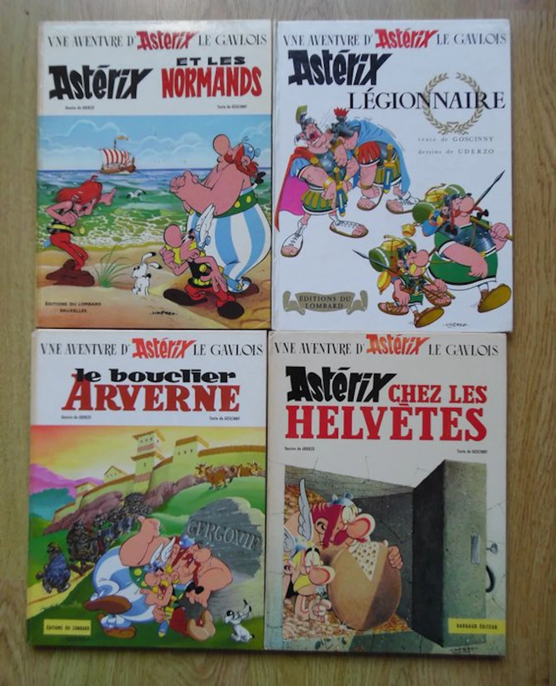 Asterix - 4x C - 4 Album - First edition - 1966/1970