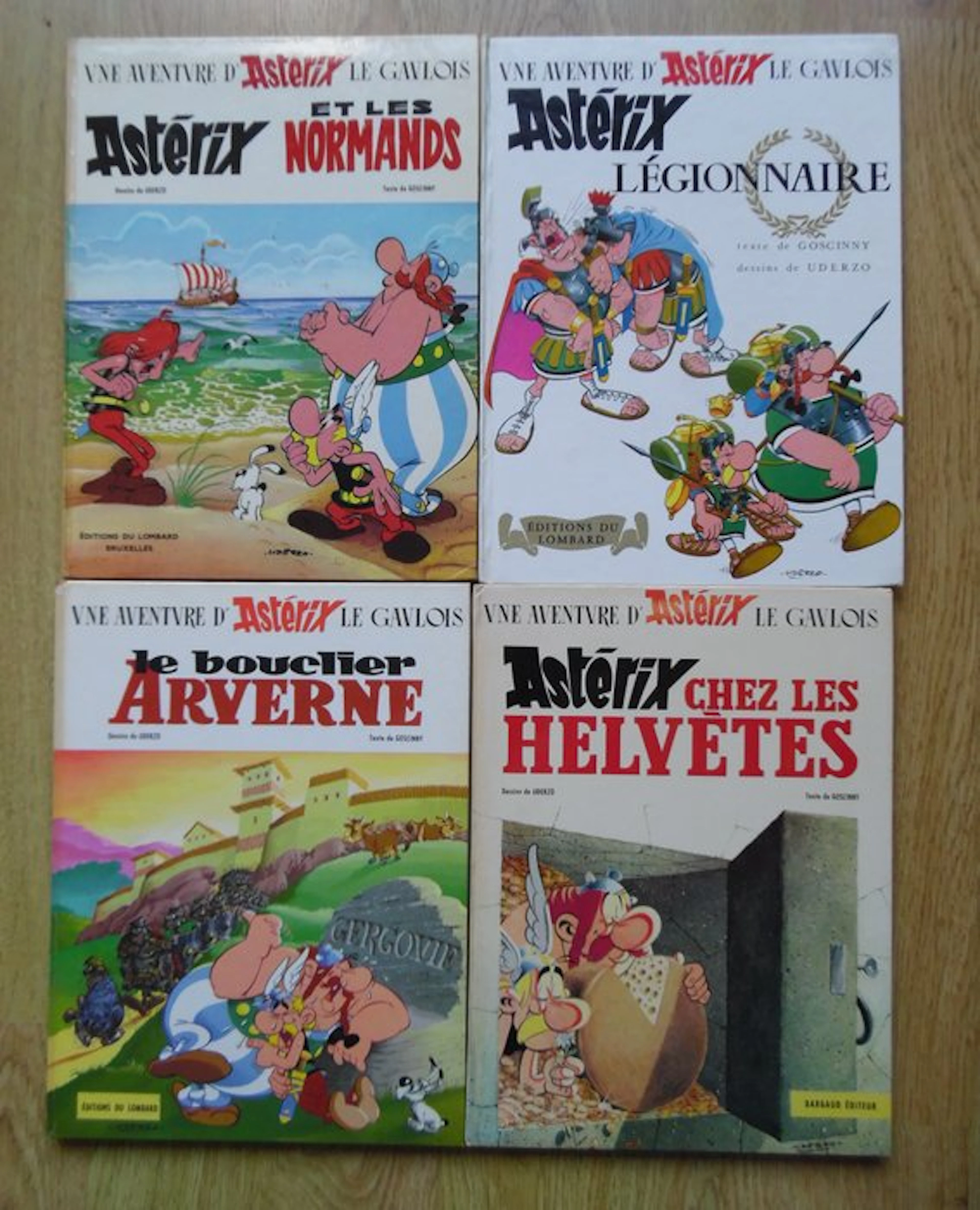 Asterix - 4x C - 4 Album - First edition - 1966/1970