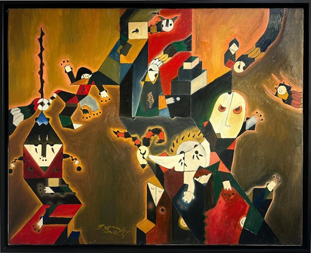 Jaume Anglès Bergara (1943) - Composition with figures