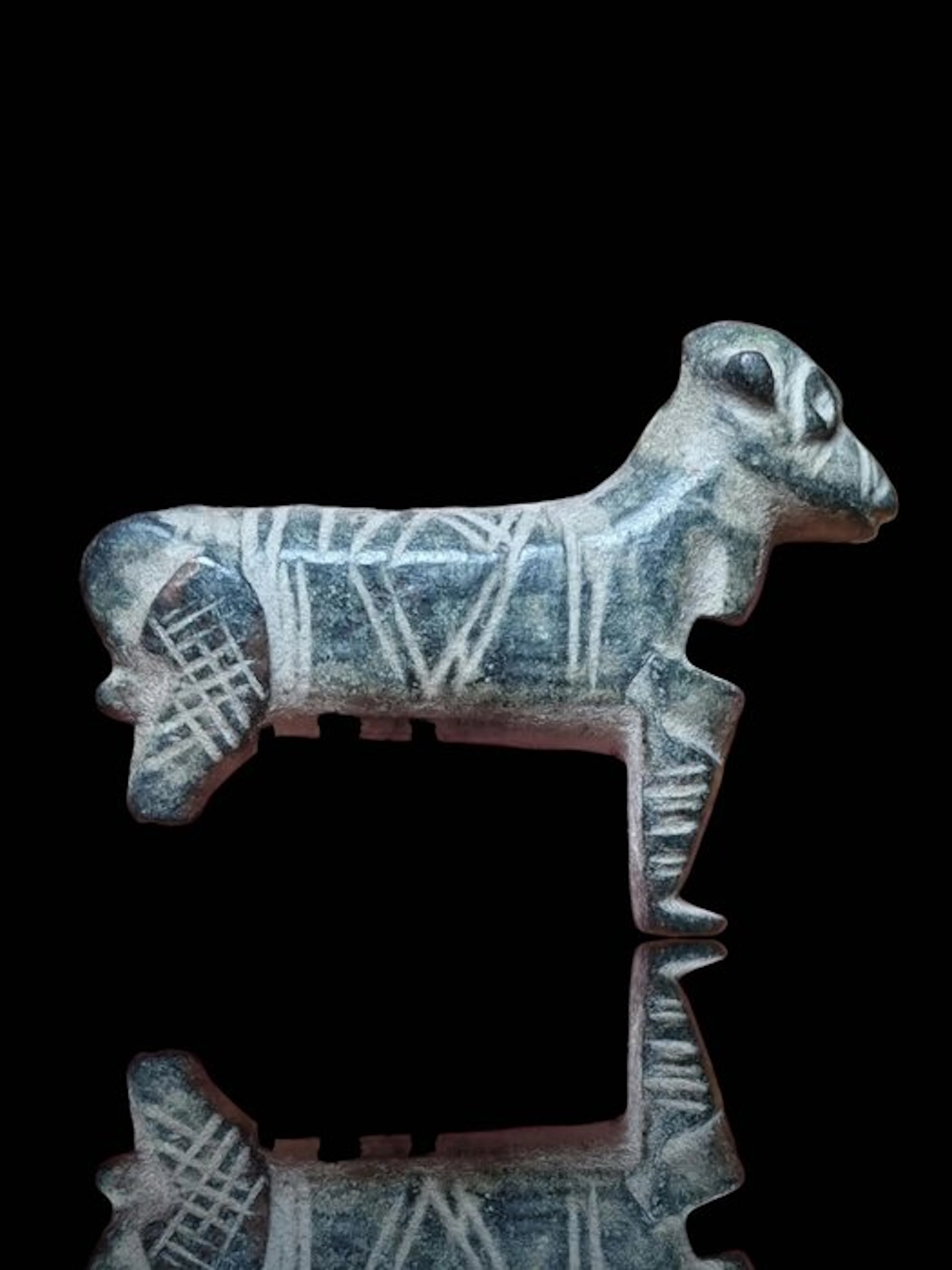 Byzantine Bronze Part of a Lock Zoomomorphic (Reverse...