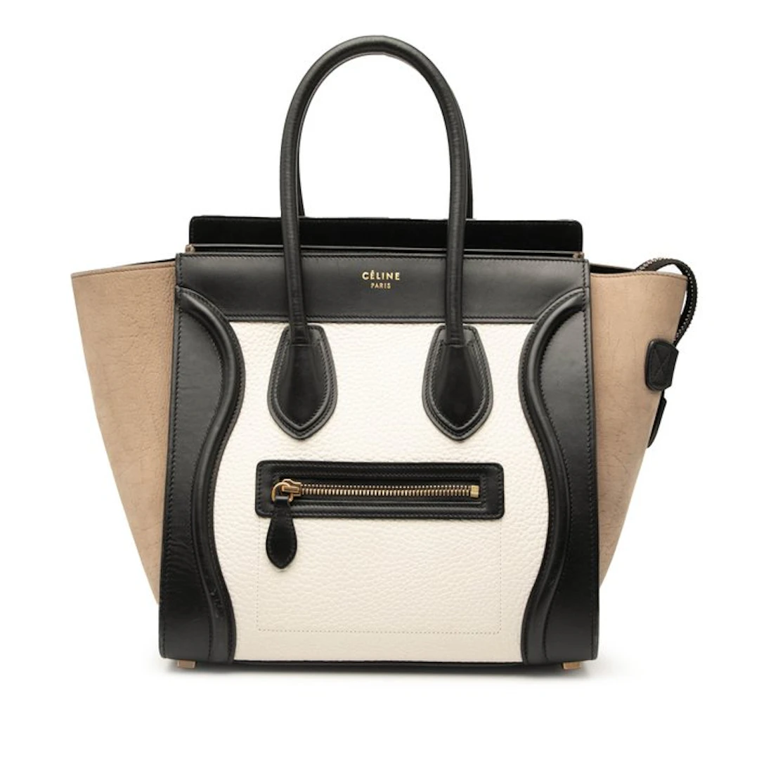 Céline - Micro Tricolor Luggage Tote - Bag