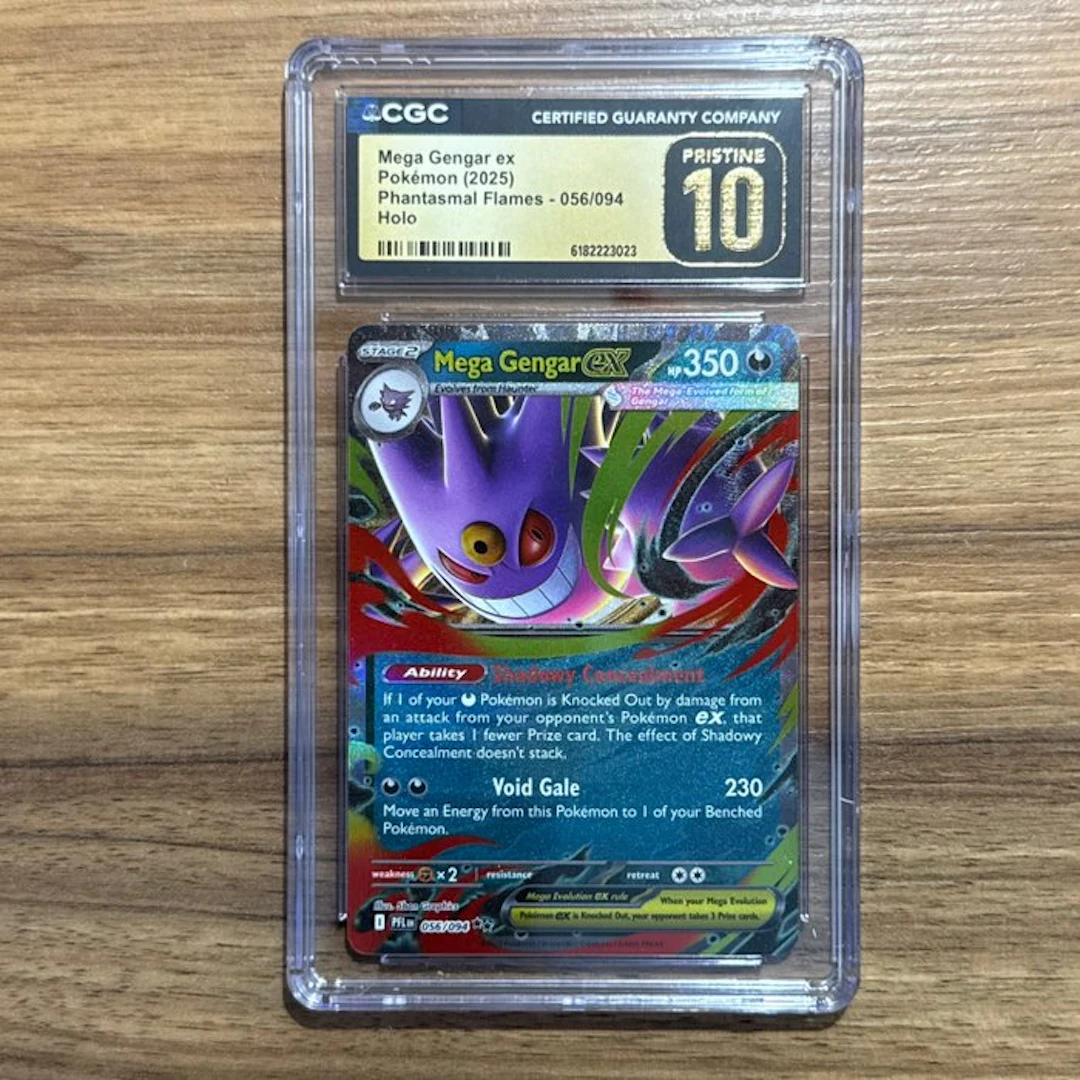 Pokémon Graded card - Gengar 056 - CGC Pristine 10