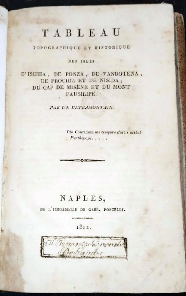 (Haller, Conrad) - Tableau topographique et historique des isles d'Ischia