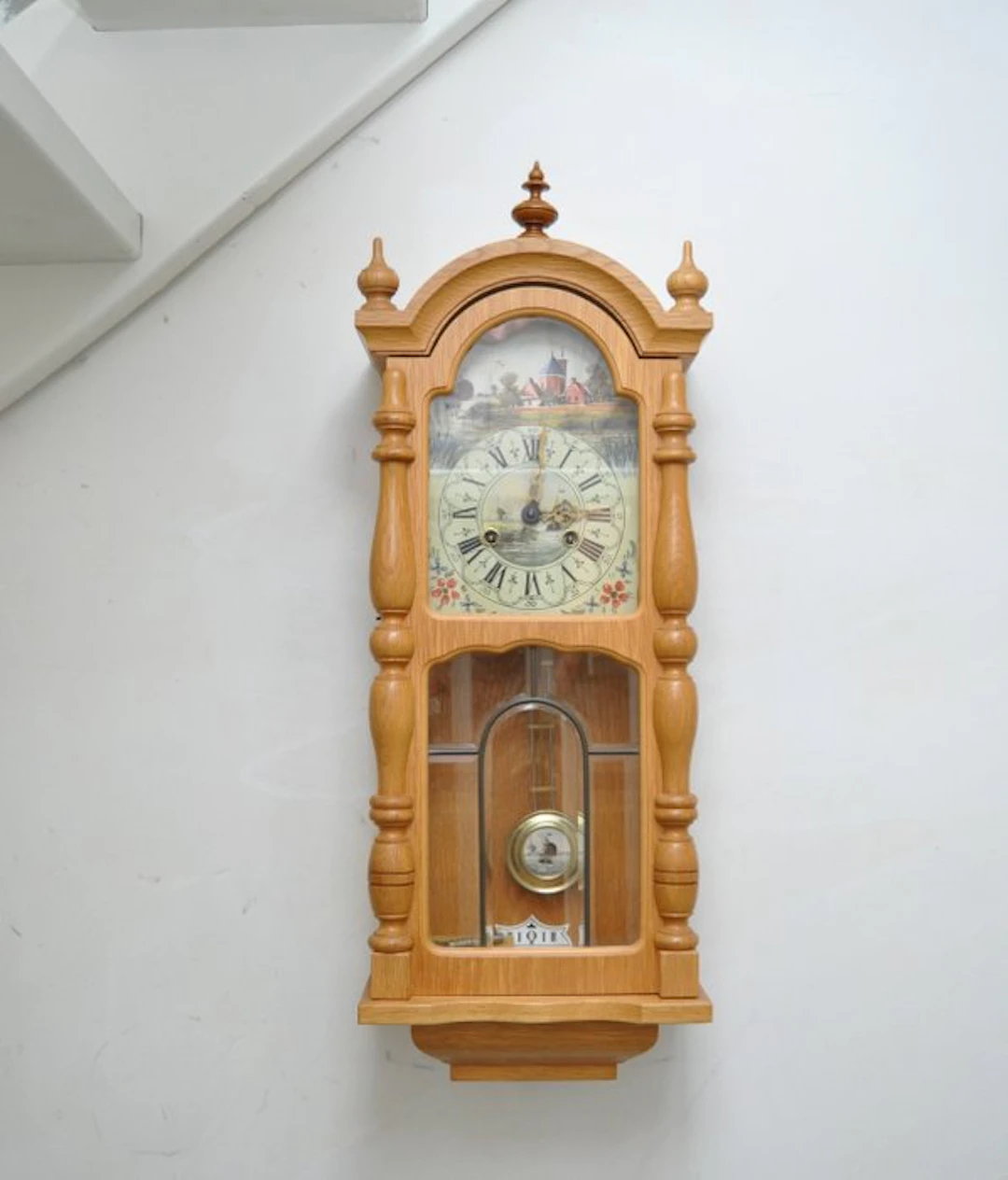 Box regulator clock - Antique - Oak - 1960-1970