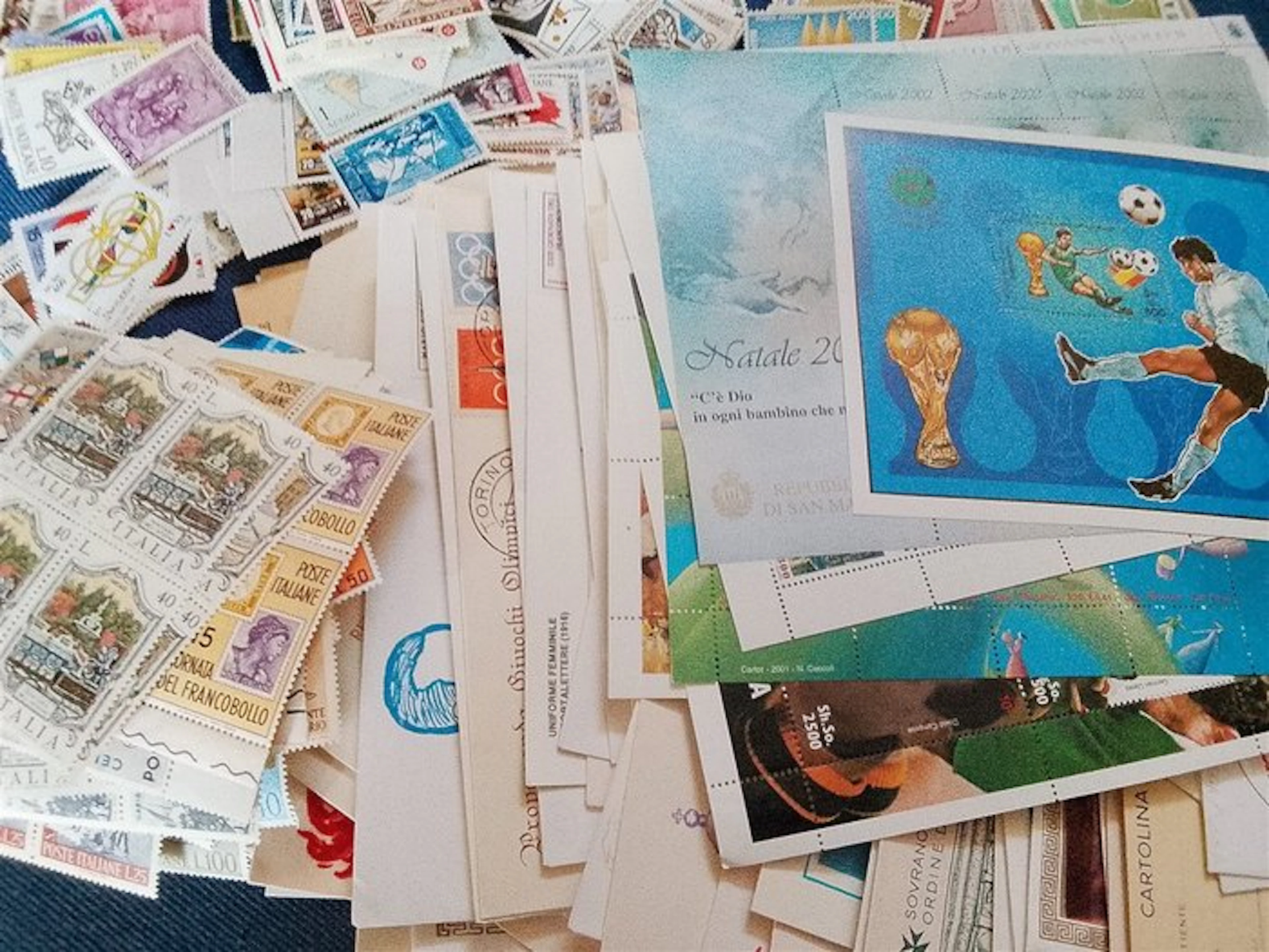 World - Large lot of S/S stamps and covers from the Italian area